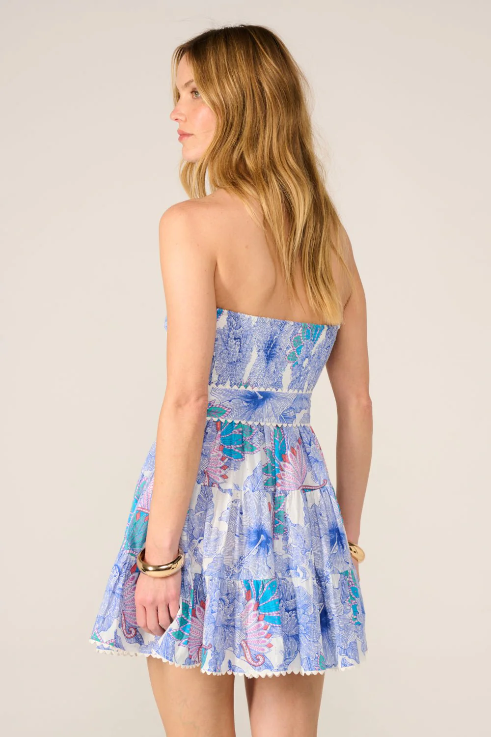 Bandeau Dress Christine - Blue Padang - Image 3