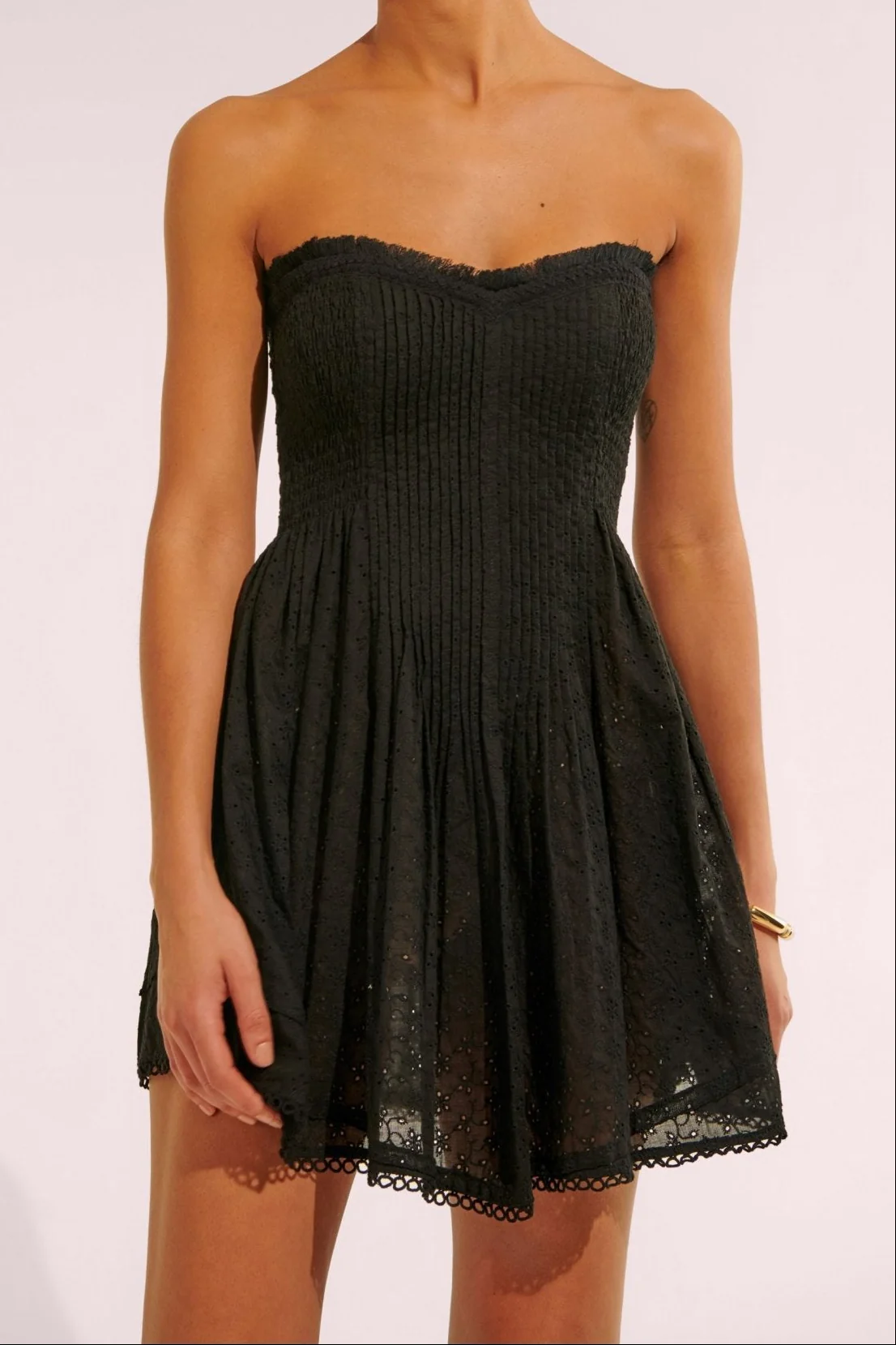 Bandeau Dress Claire - Black - Image 2