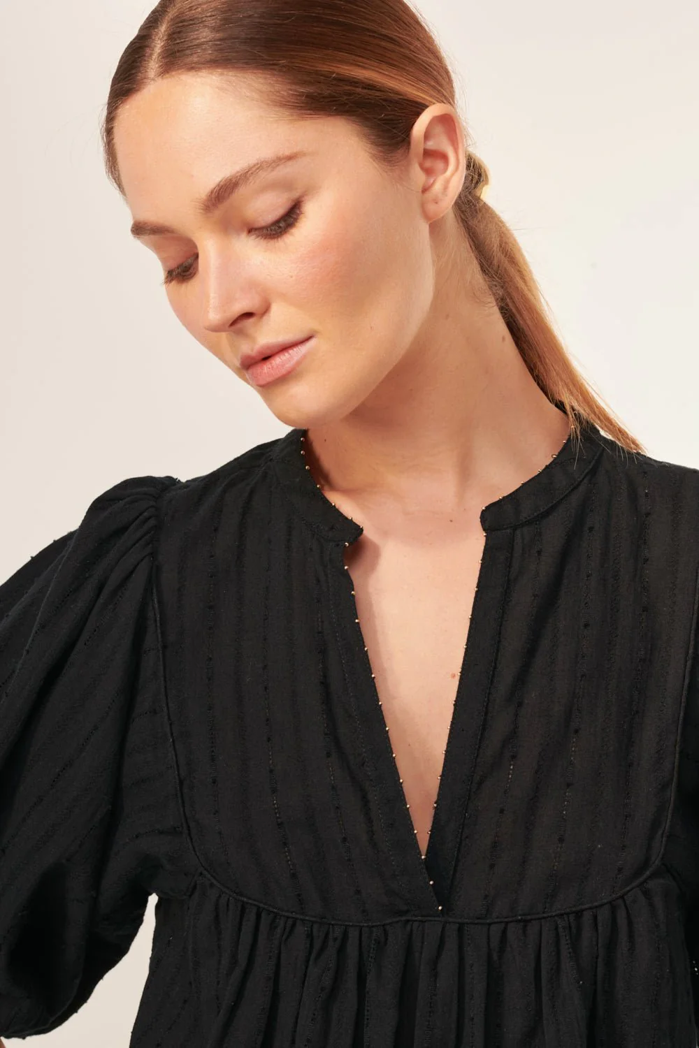 Blouse Flores - Black - Image 3