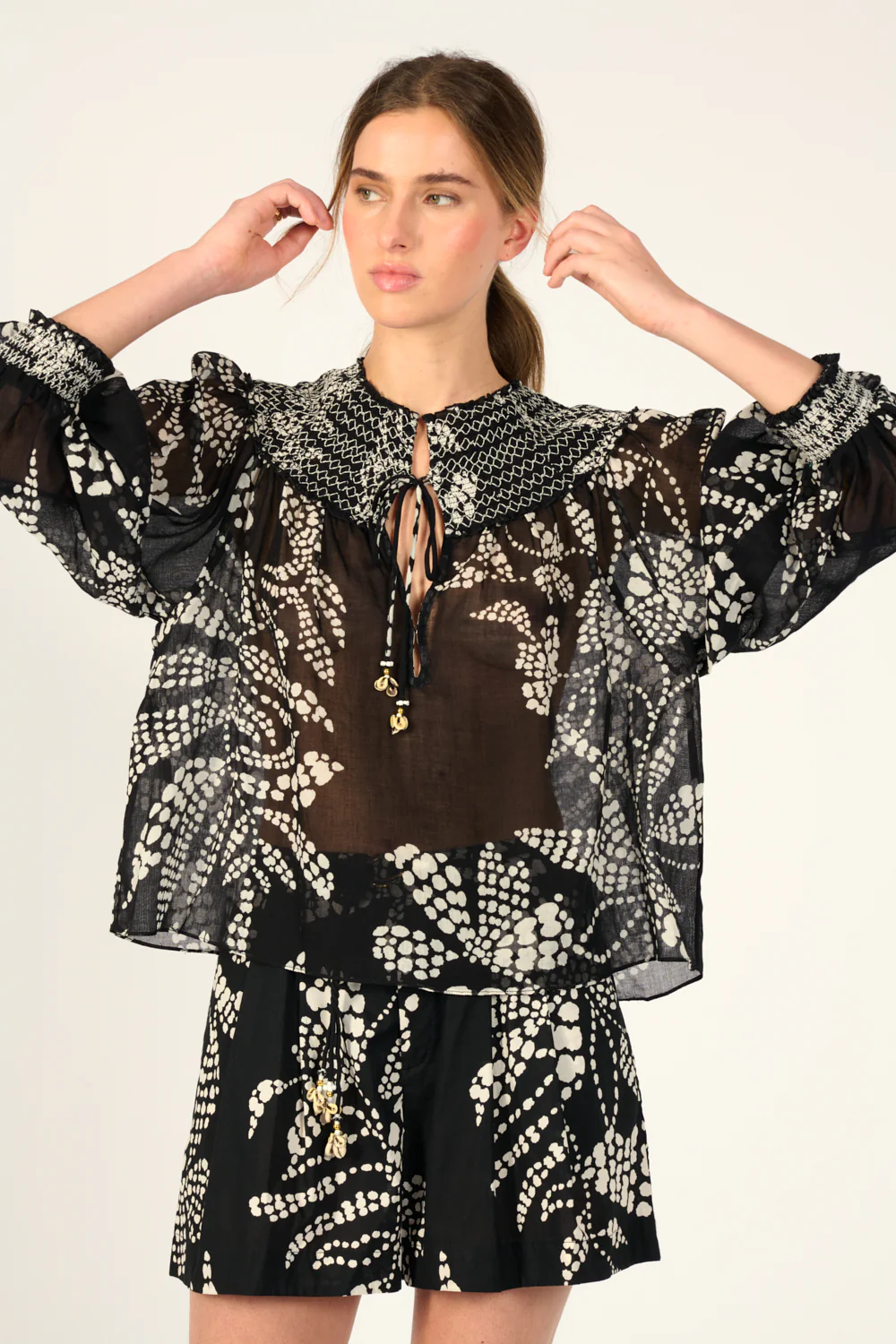 Blouse Ysee - Black Austral
