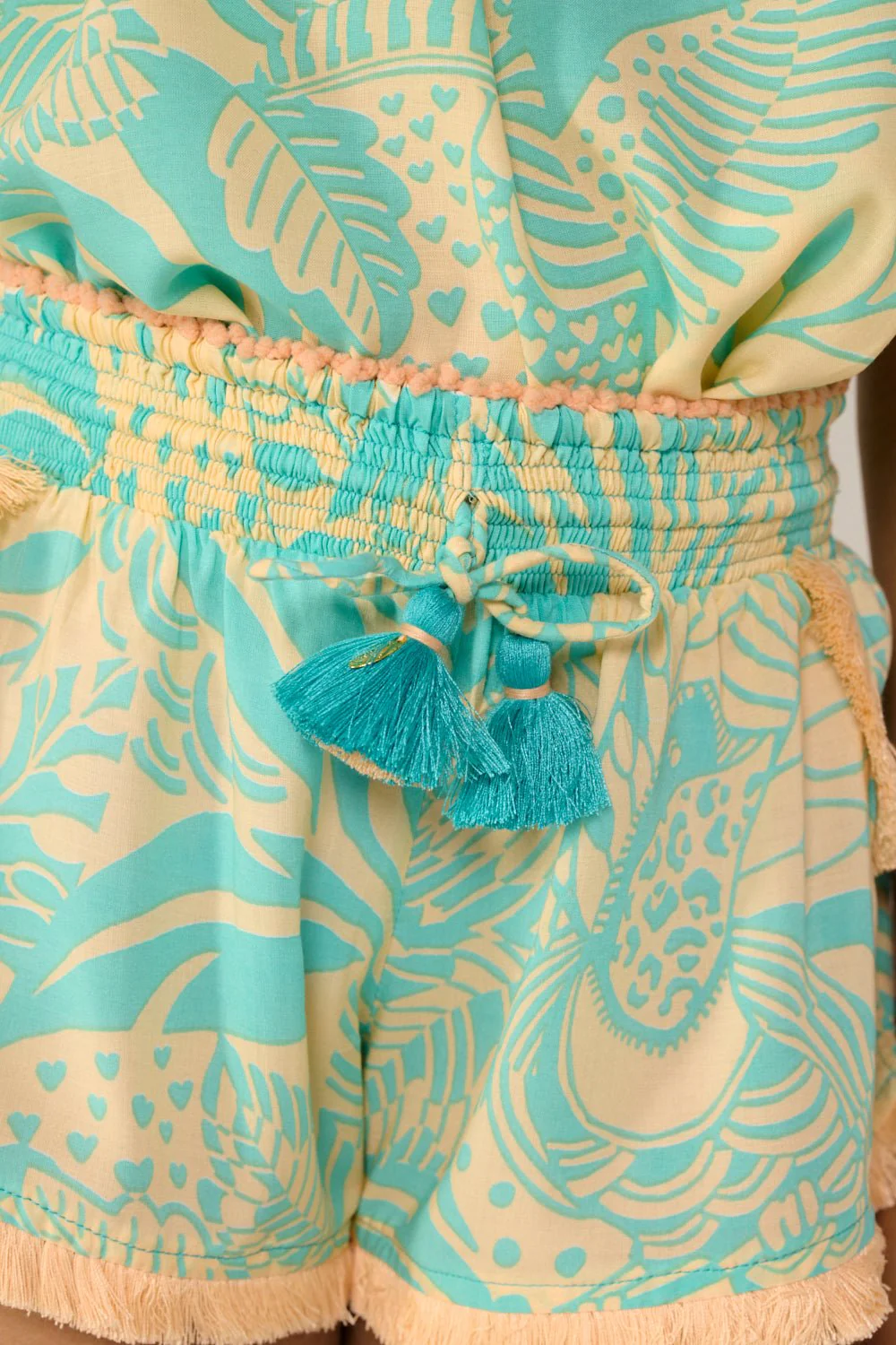 Boxer Lulu for girls - Aqua Toucan - Image 4