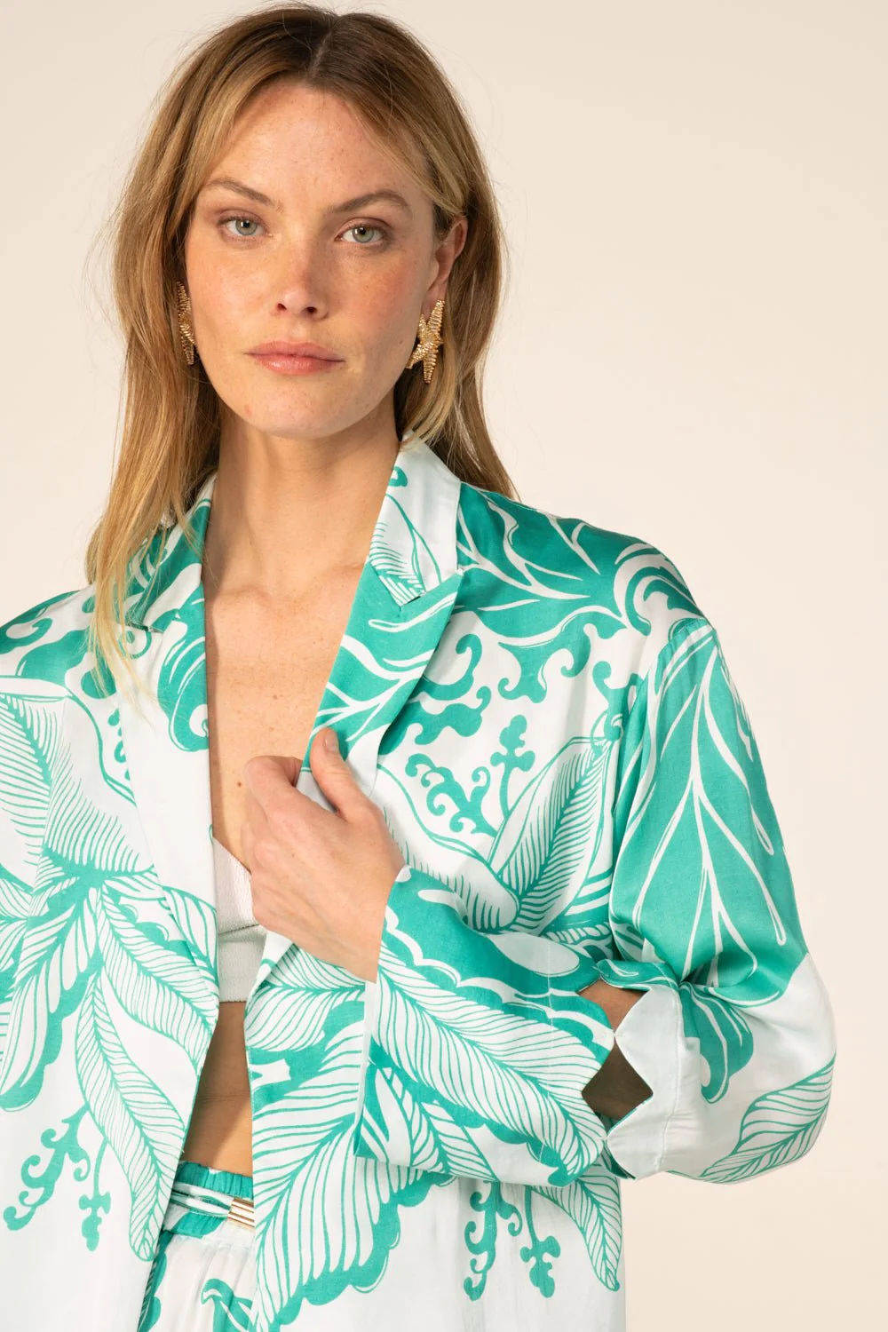 Jacket June - Green Reef Wave - Image 3