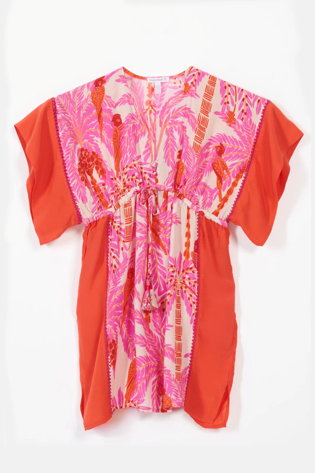 Kaftan Amaya for girls - Pink Mini Palmrott - Image 2