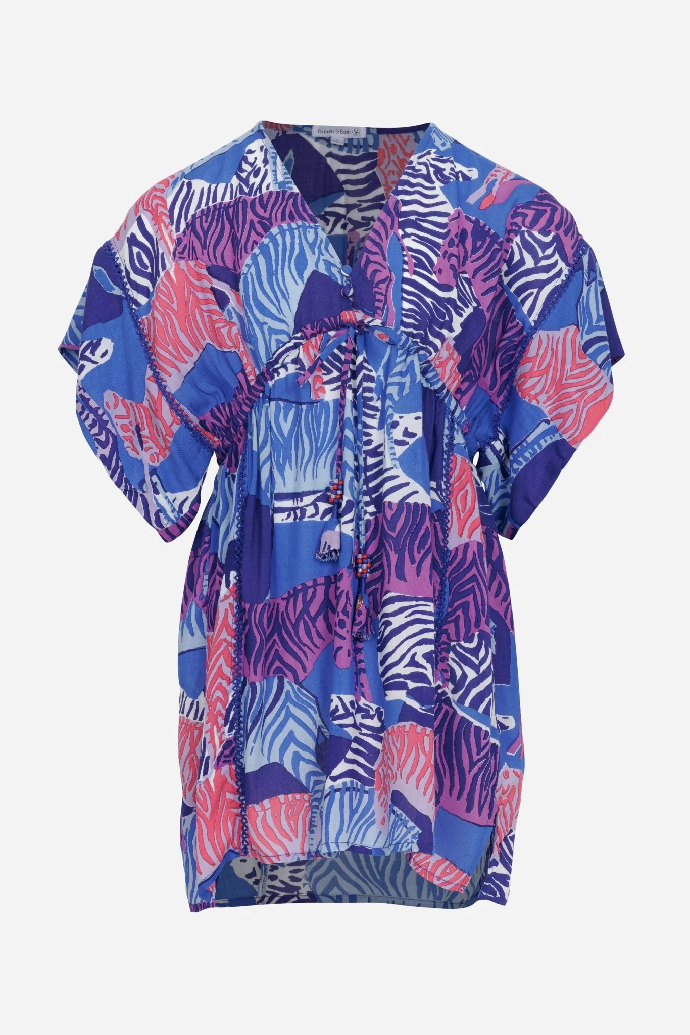 Kaftan Amaya for girls - Blue Ashanti - Image 3