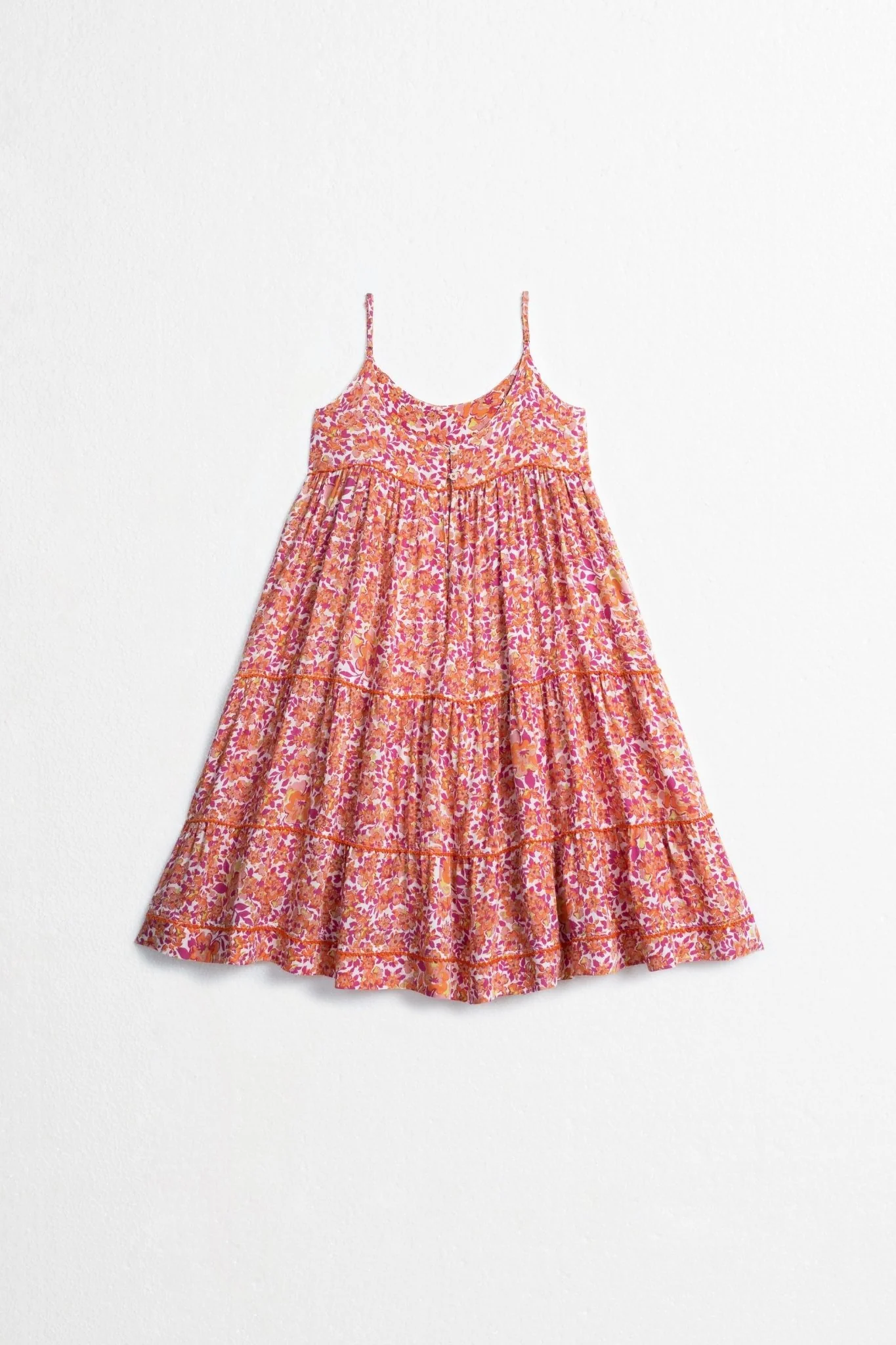 Kids Long Dress Bambi - Pink Net - Image 2