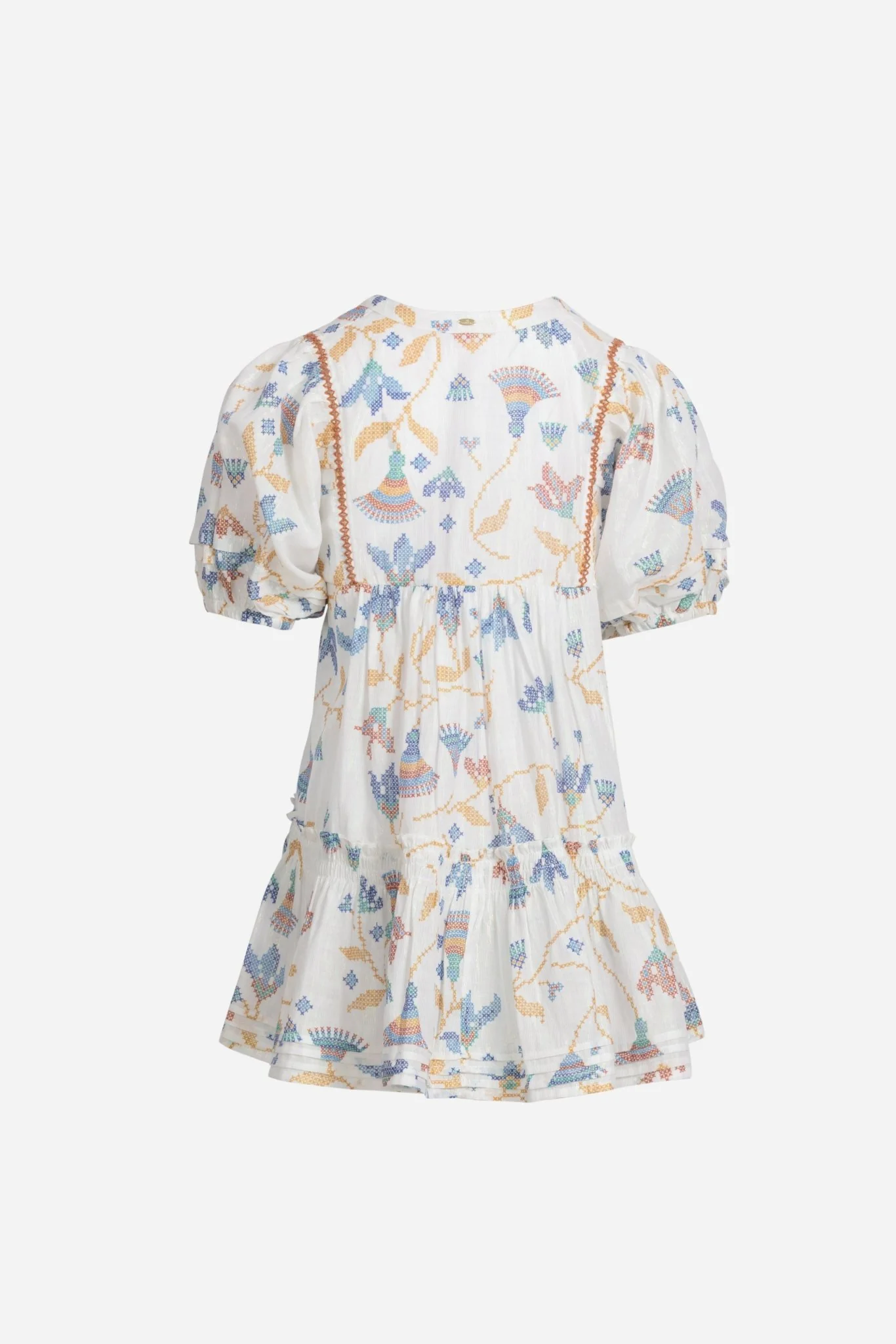 Mini Dress Aria for girls - Blue Ylang Ylang - Image 2