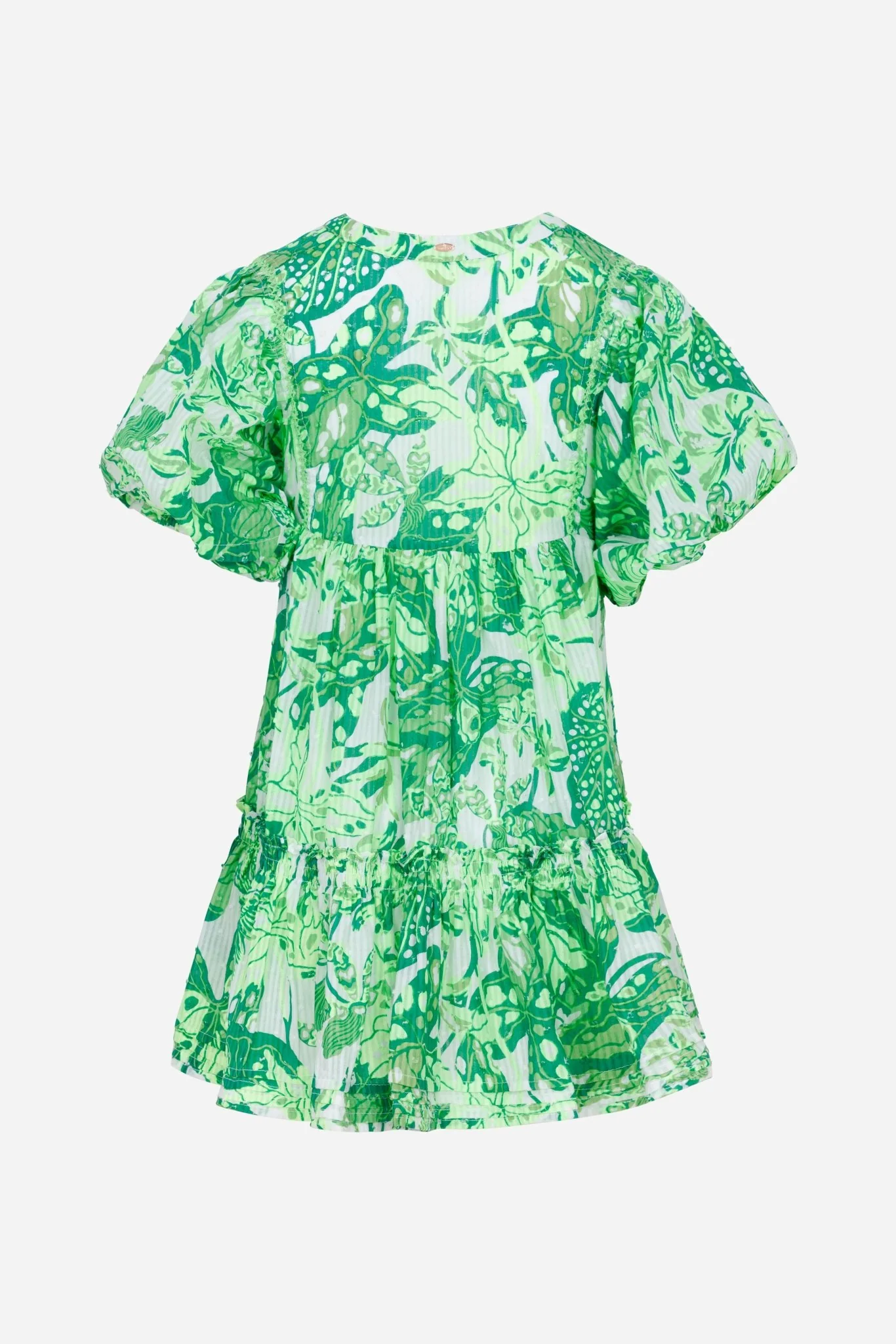 Kids Mini Dress Aria - Green Jengel - Image 5