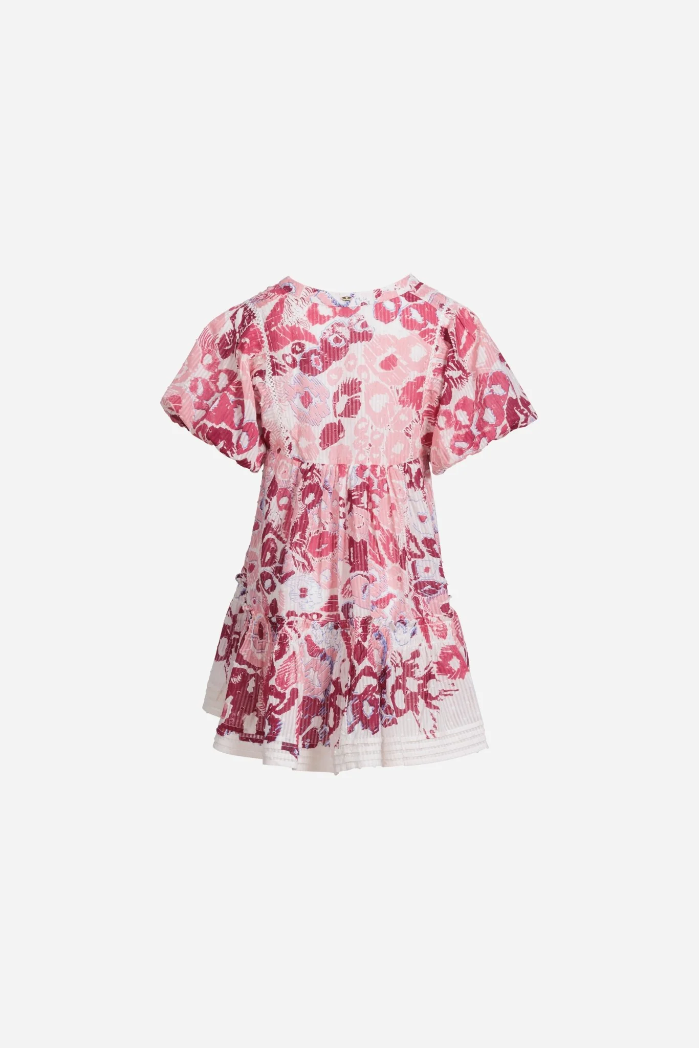 Mini Dress Aria for girls - Pink Pencilleo - Image 2