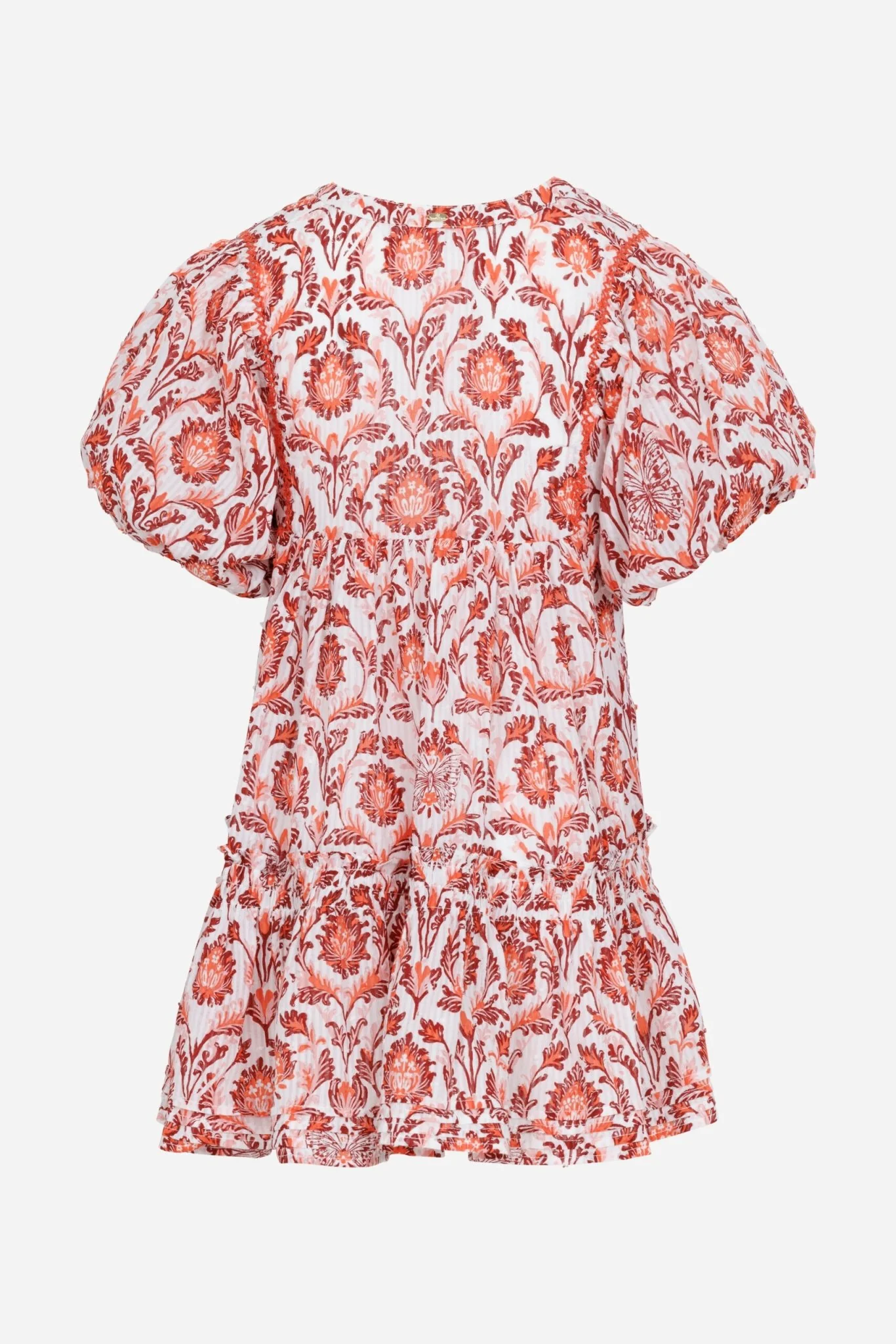 Mini Dress Aria for girls - Pink Victorian - Image 2