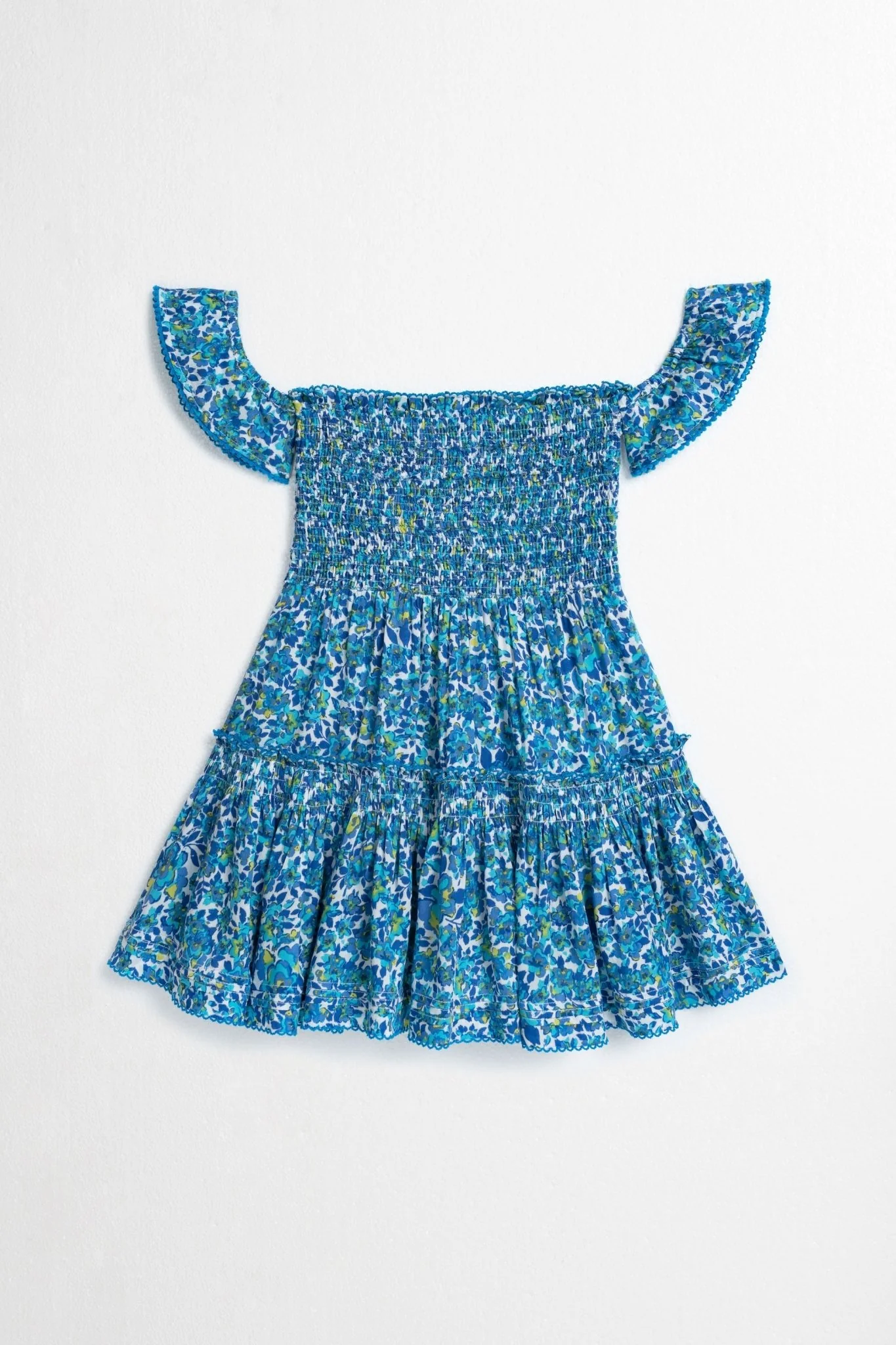 Kids Mini Dress Aurora - Blue Net - Image 2