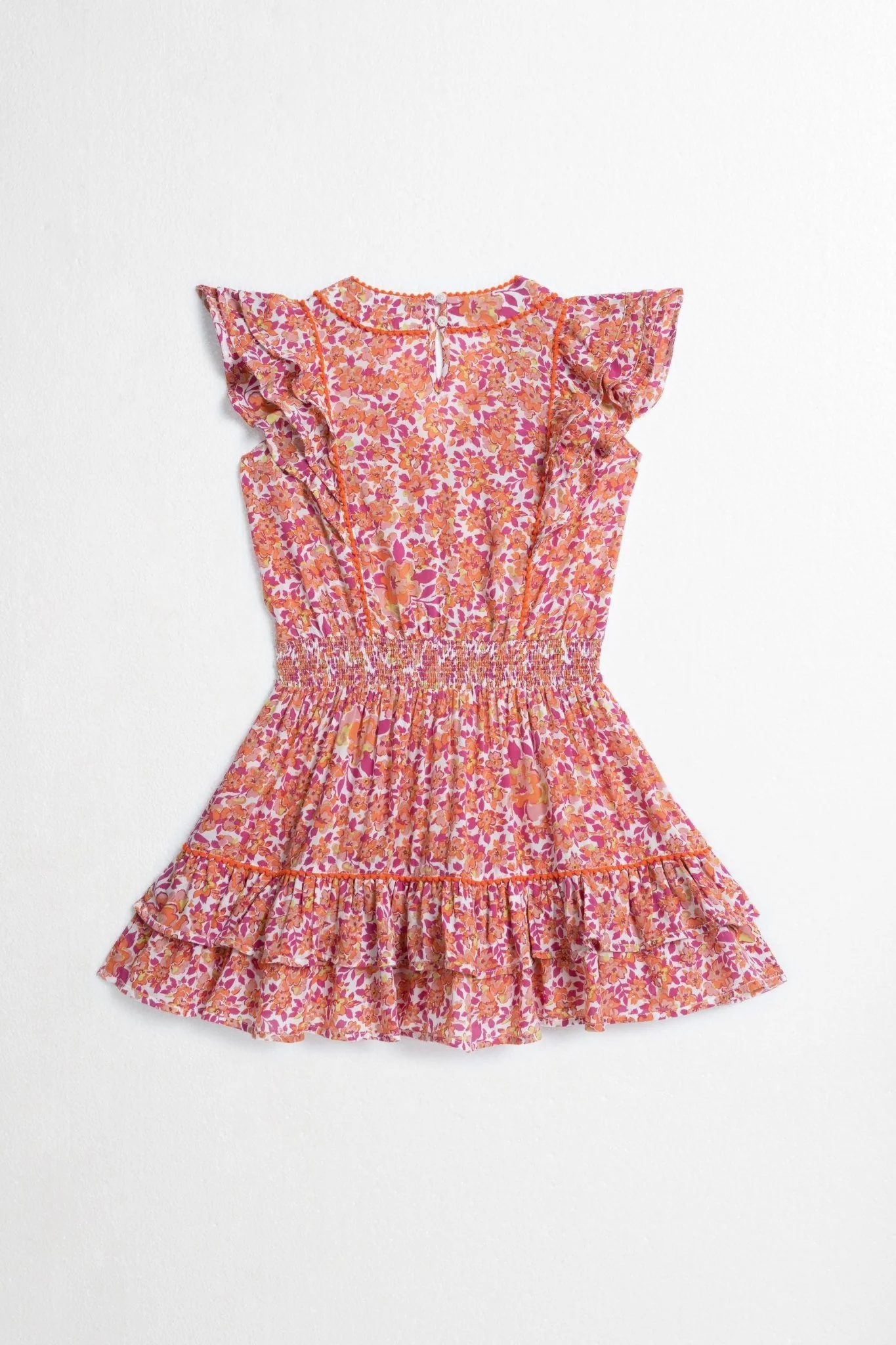 Kids Mini Dress Camila - Pink Net - Image 2