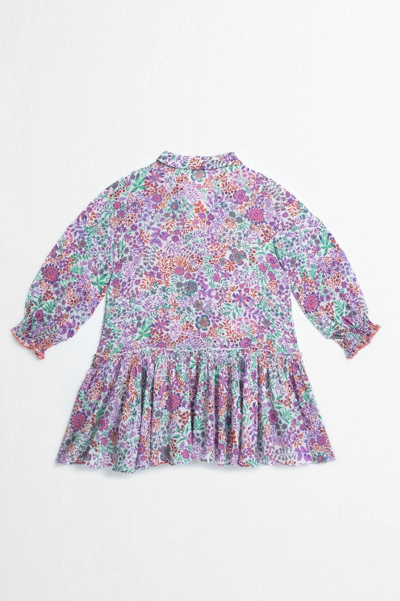 Kids Mini Dress Tesorino - White Lavender Nature - Image 2