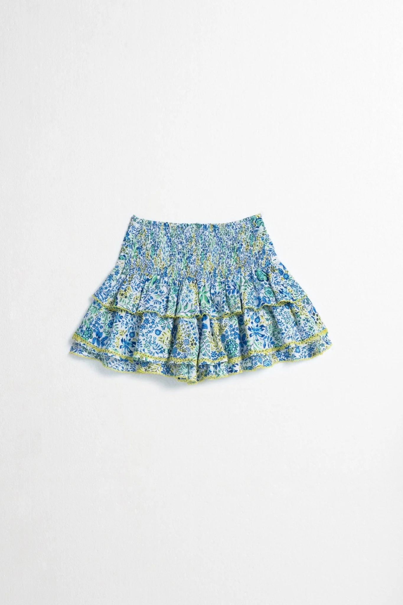 Kids Mini Skirt Alizee - White Blue Nature - Image 2