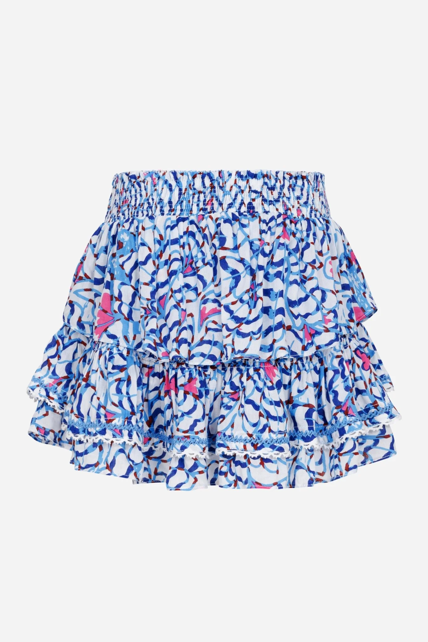 Kids Mini Skirt Ariane - Blue Wings Flower - Image 2