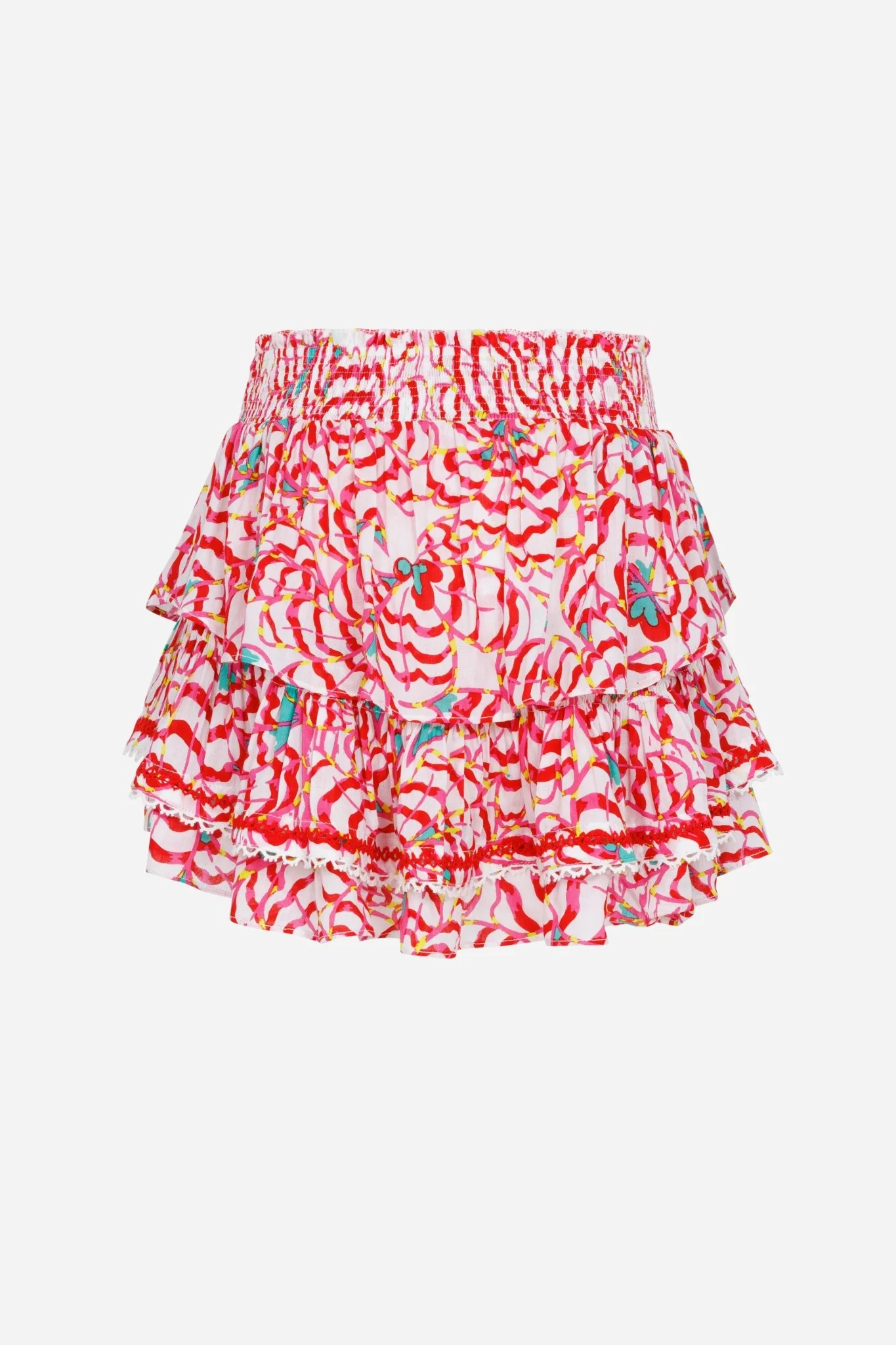 Kids Mini Skirt Ariane - Pink Wings Flower - Image 2