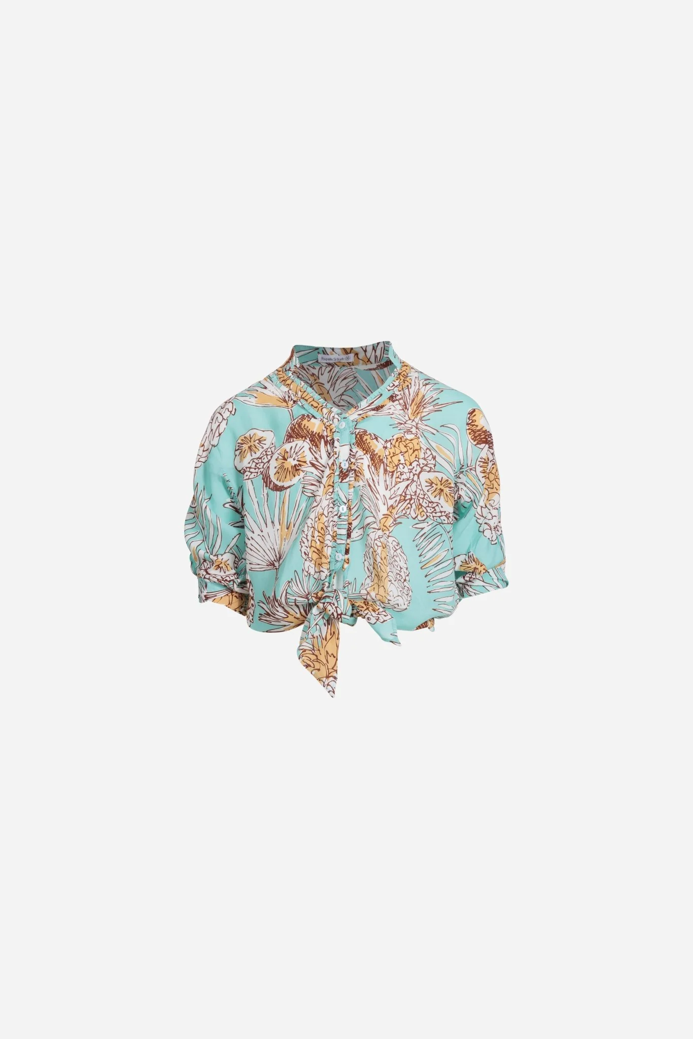 Shirt Azia for girls - Mint Karibia