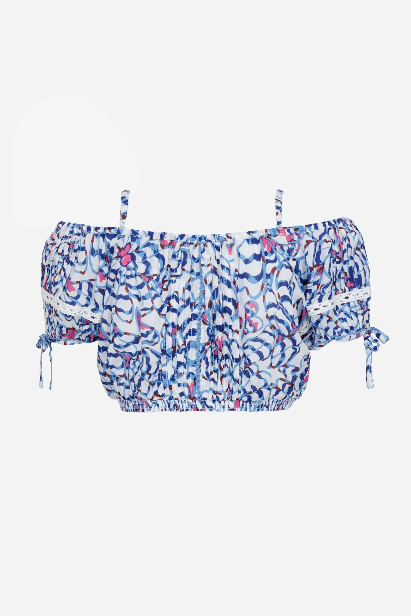 Kids Top Bonny - Blue Wings Flower - Image 2