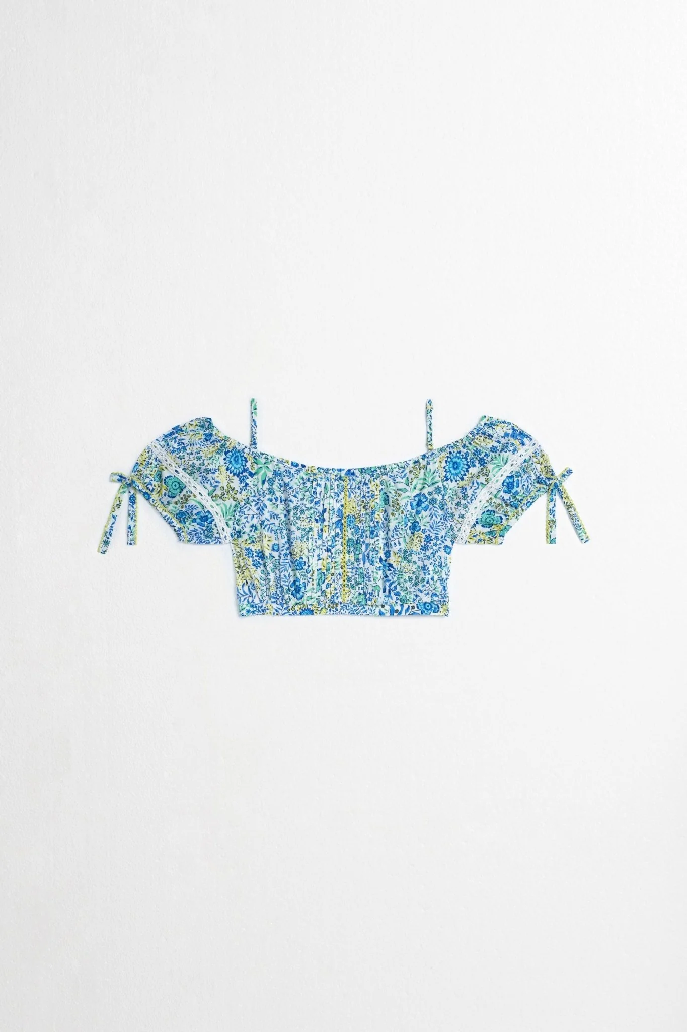 Kids Top Bonny - White Blue Nature