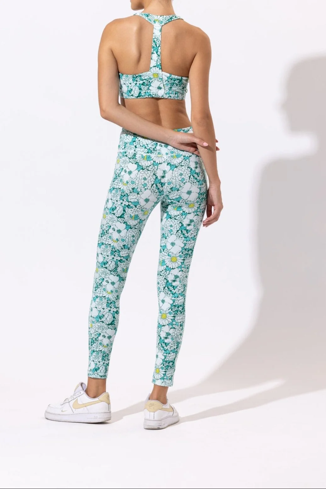 Legging Alexia - Green 70's Mid Garden - Image 2