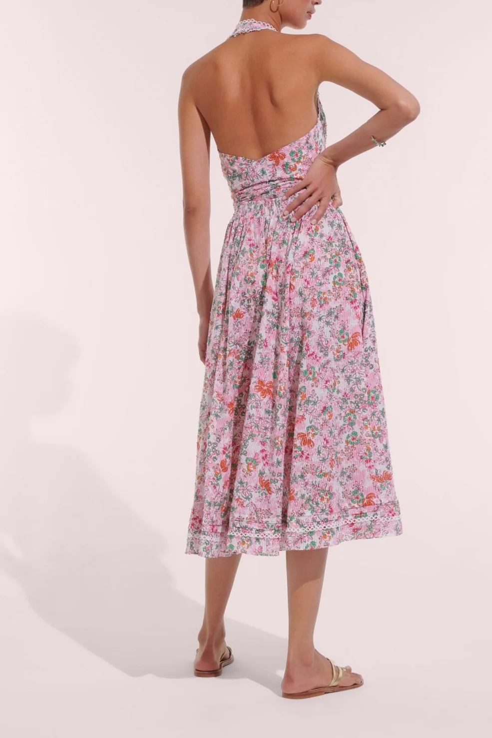 Long Dress Beth - Pink Sweet Liberty - Image 3