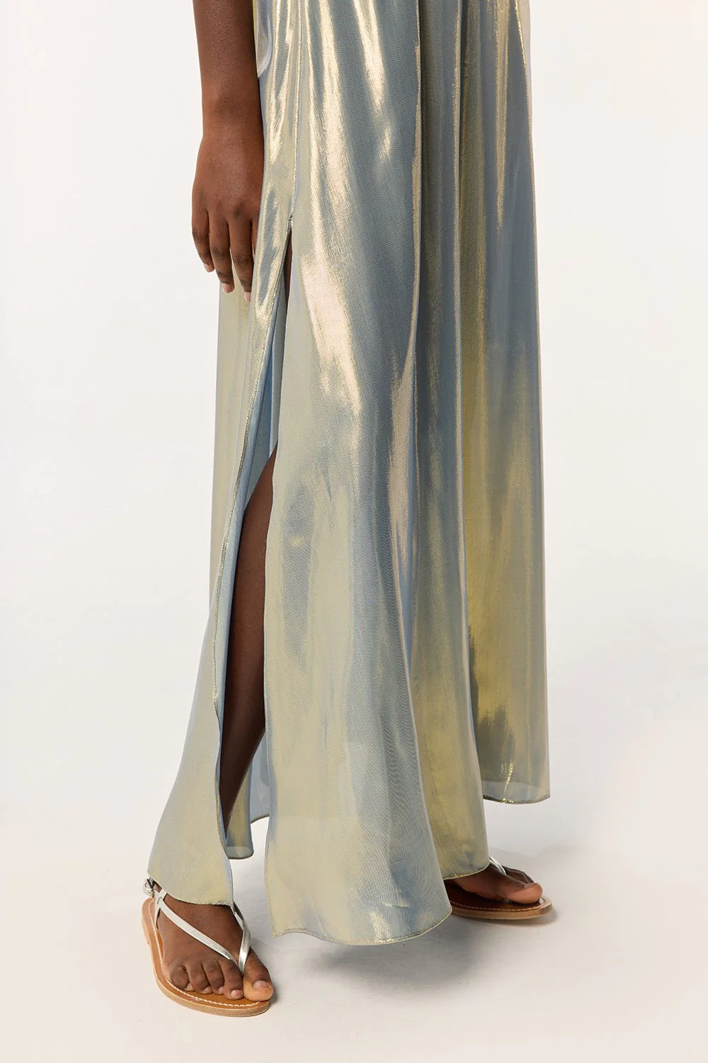 Long Dress Cara - Blue - Image 3