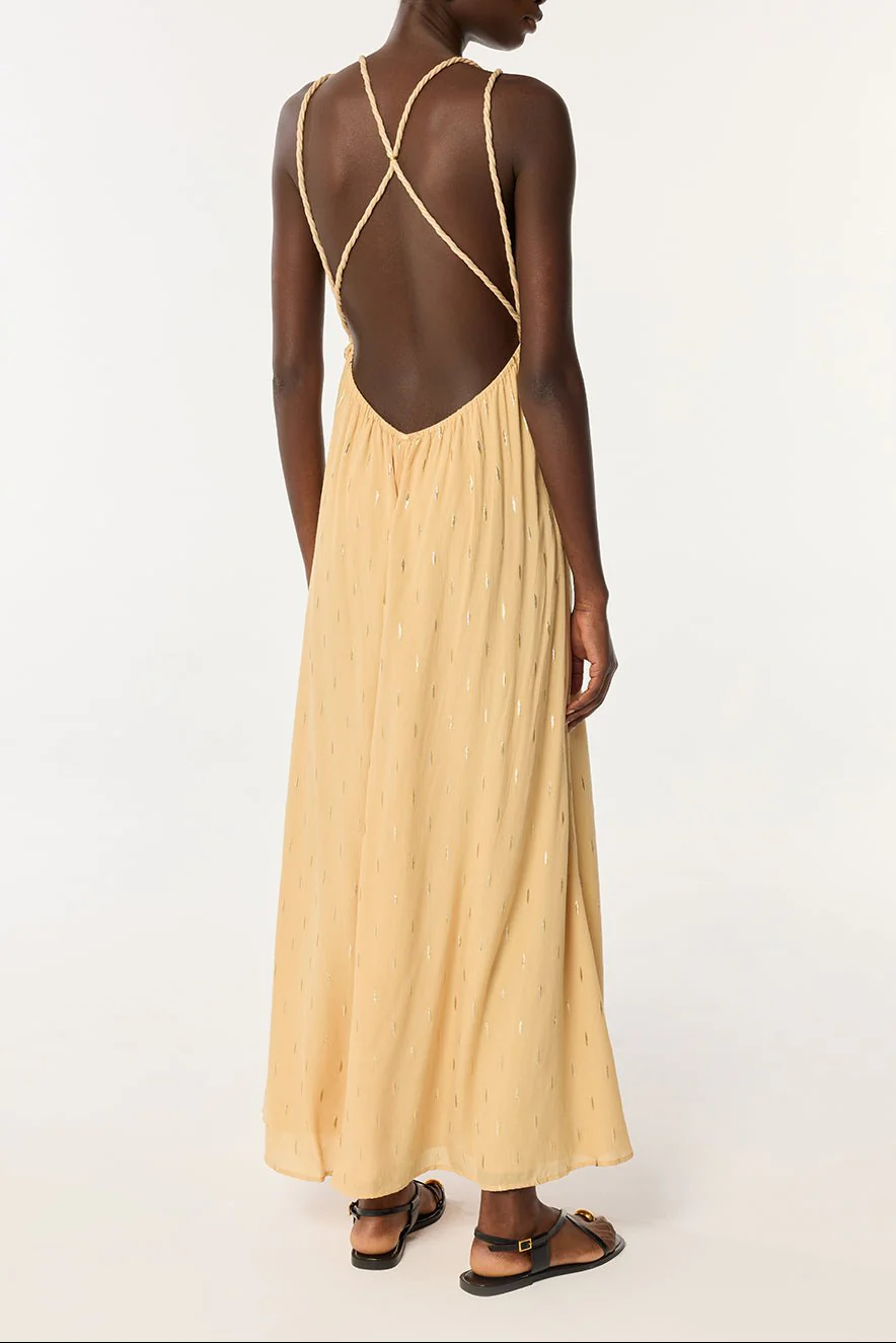 Long Dress Collette - Cream - Image 3