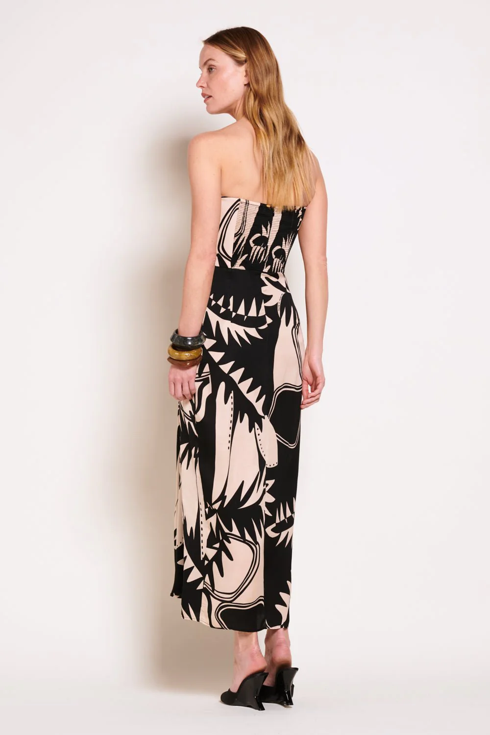 Long Dress Collina - Black Oasis - Image 4