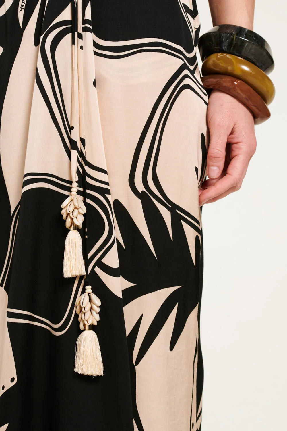 Long Dress Collina - Black Oasis - Image 5