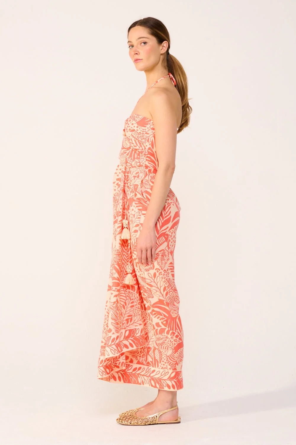 Long Dress Collina - Orange Toucan - Image 3