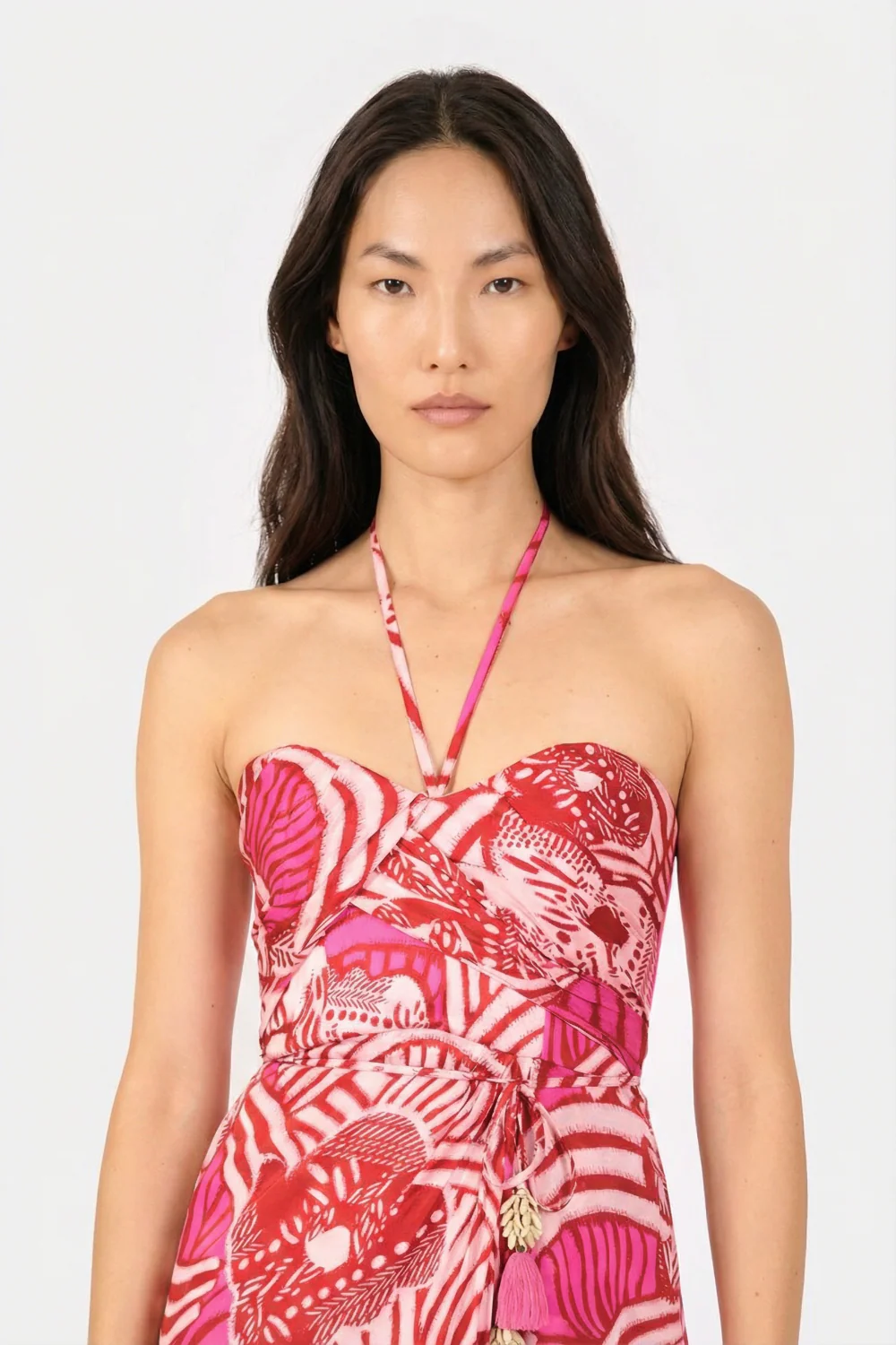 Long Dress Collina - Pink Japonism - Image 4