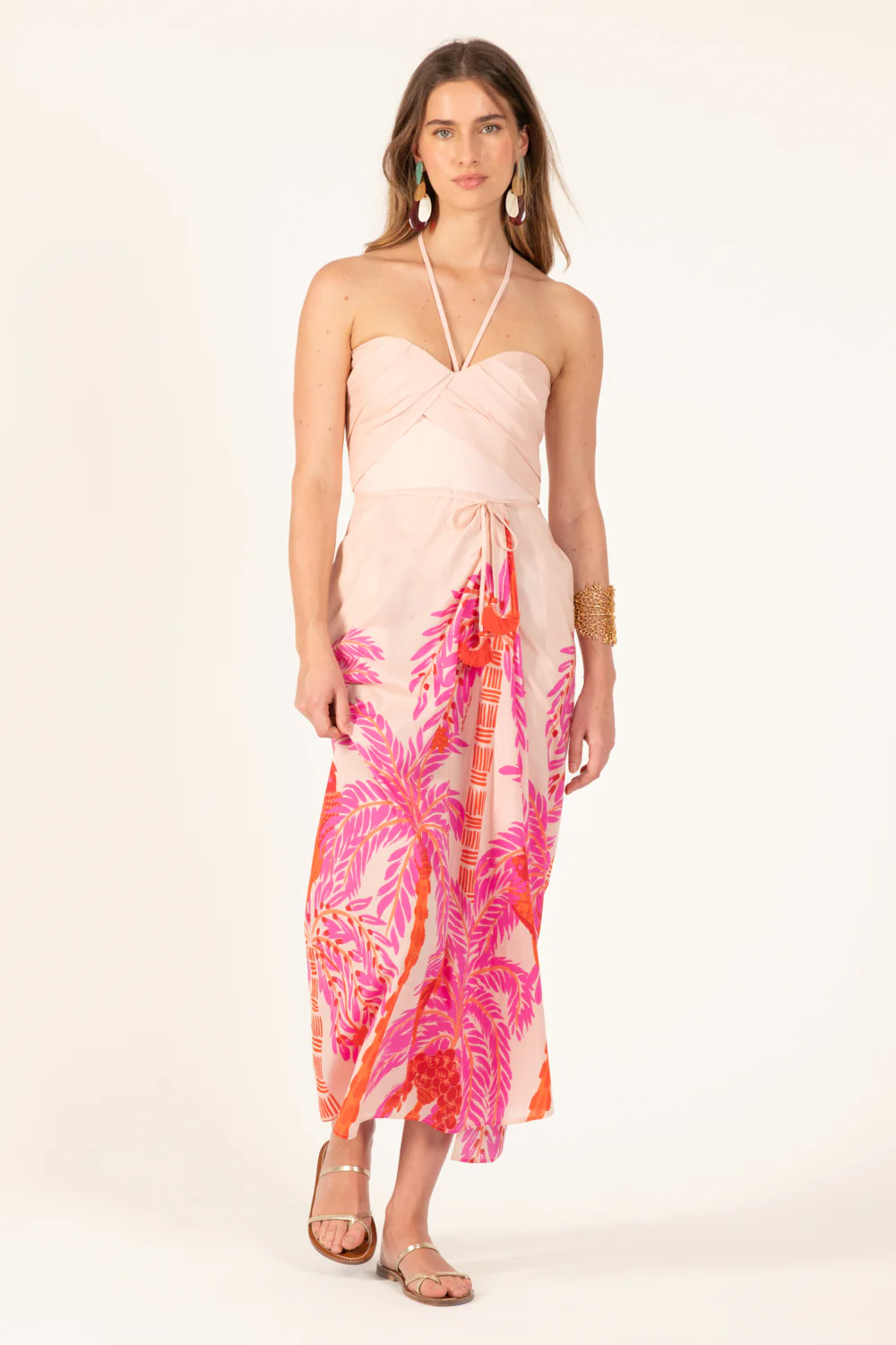 Long Dress Collina - Pink Palmrott