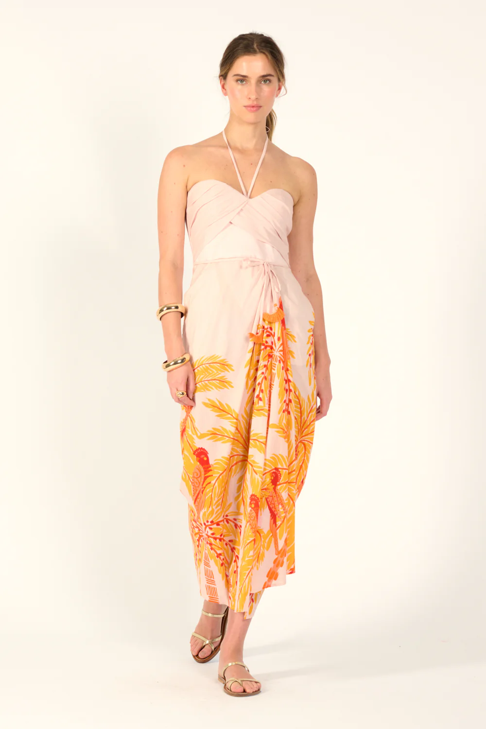 Long Dress Collina - Yellow Palmrott