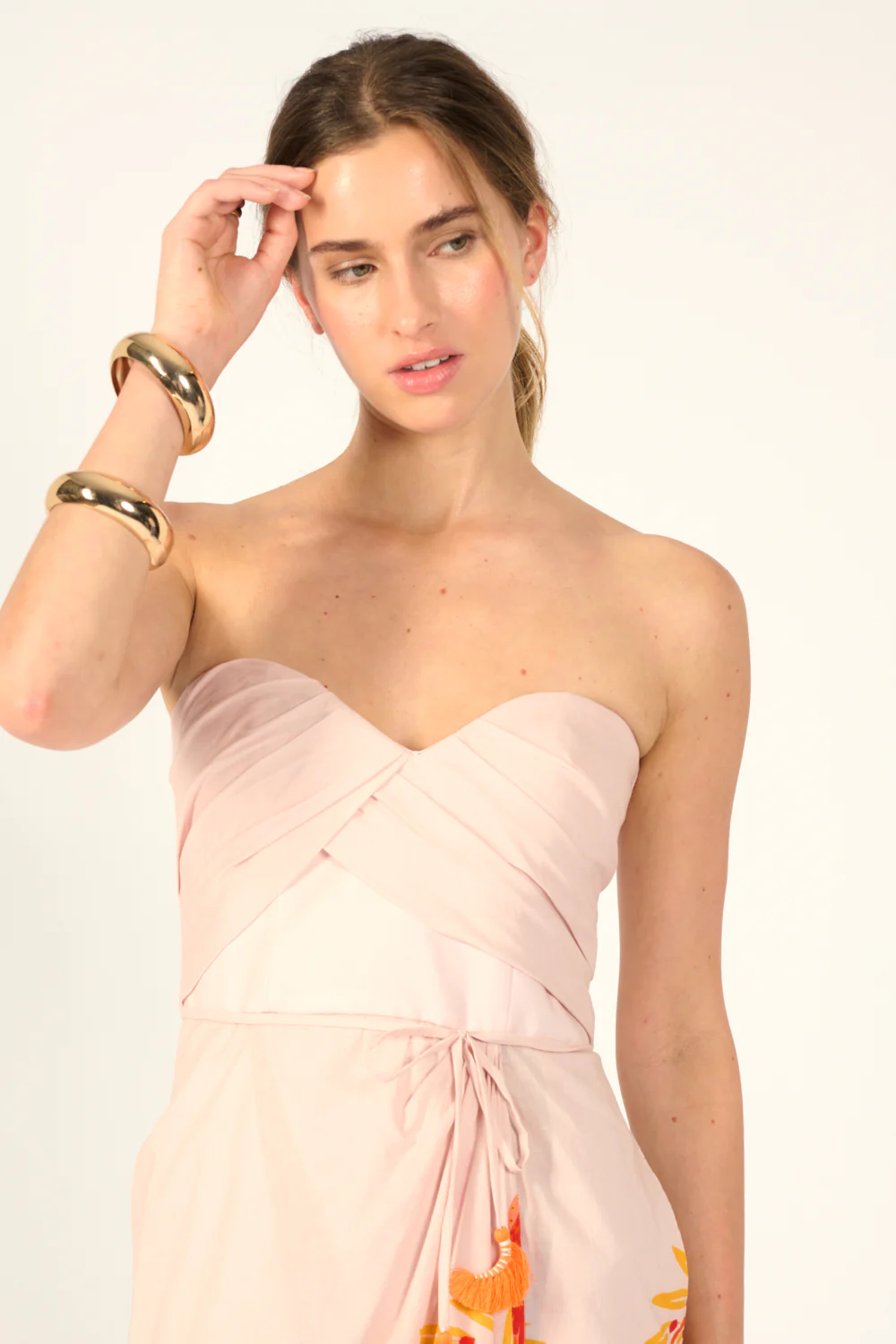 Long Dress Collina - Yellow Palmrott - Image 4