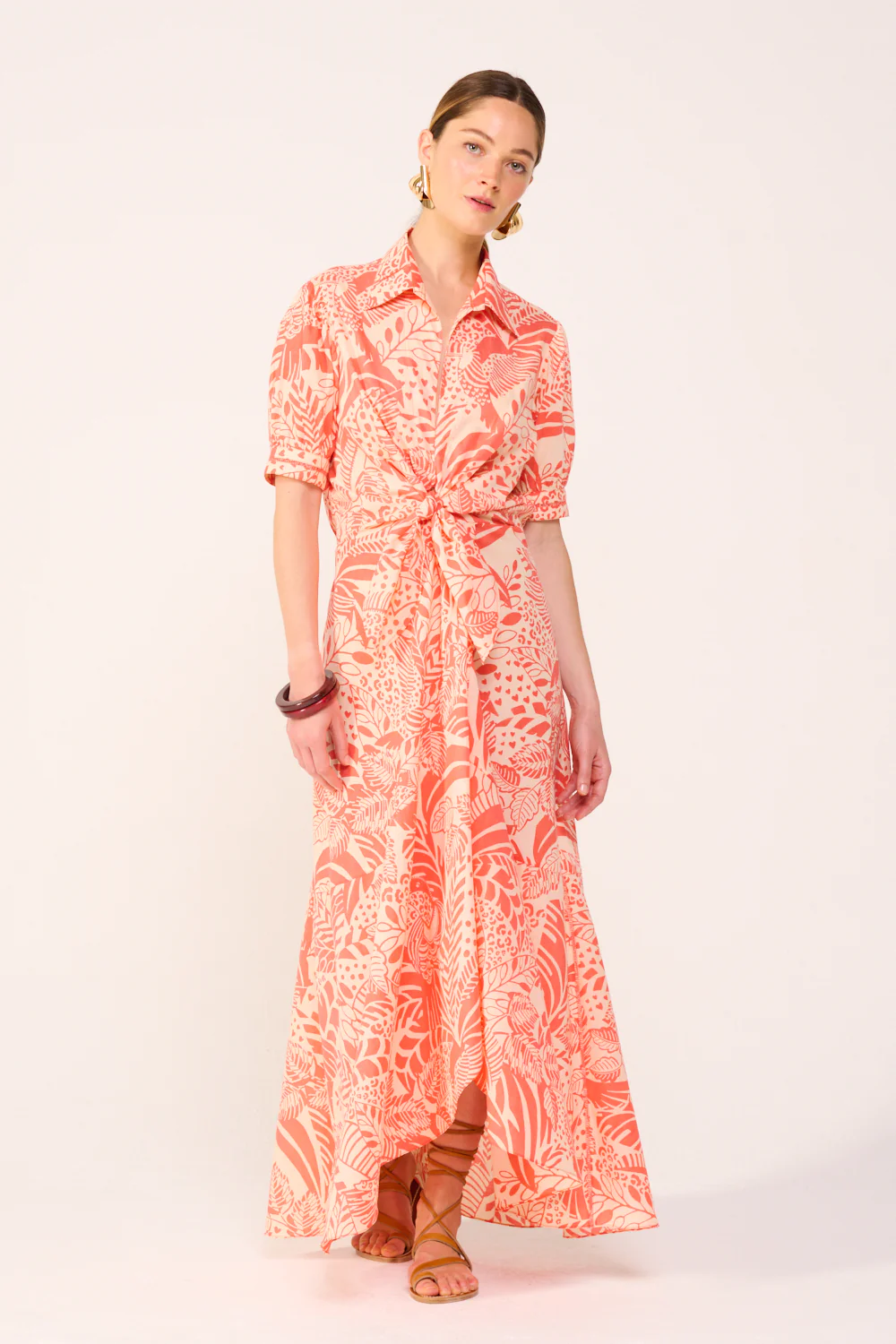 Long Dress Eren - Orange Toucan - Image 2