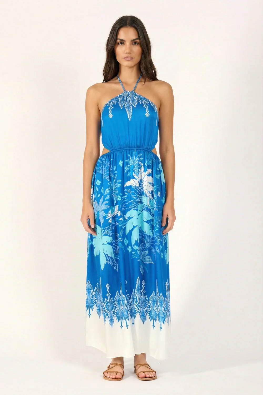 Long Dress Isore - Blue Canopy