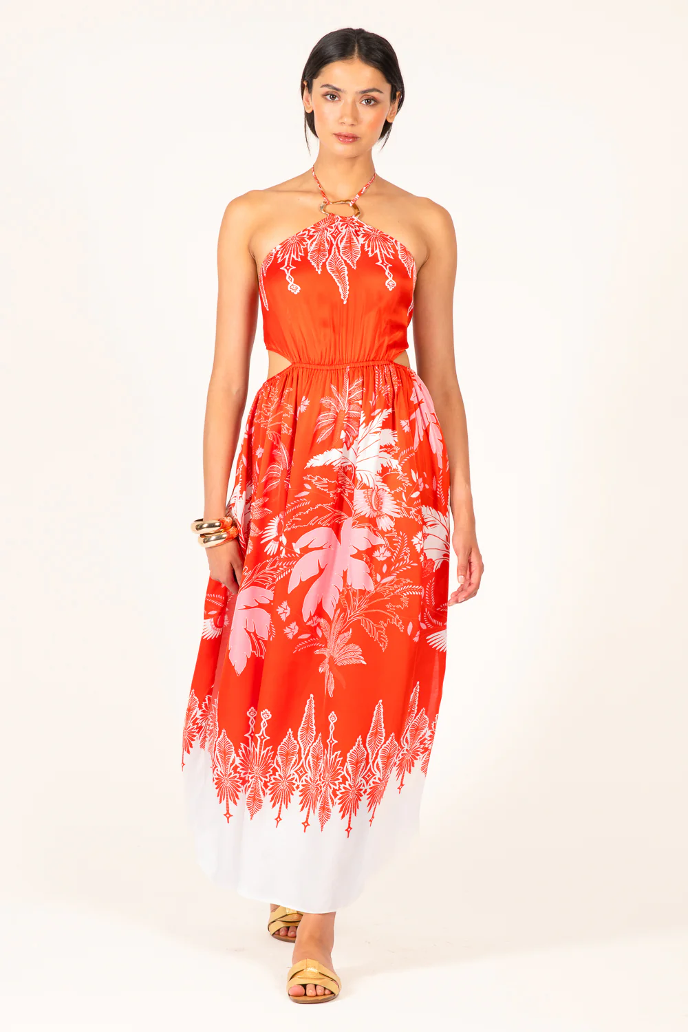 Long Dress Isore - Coral Canopy - Image 2