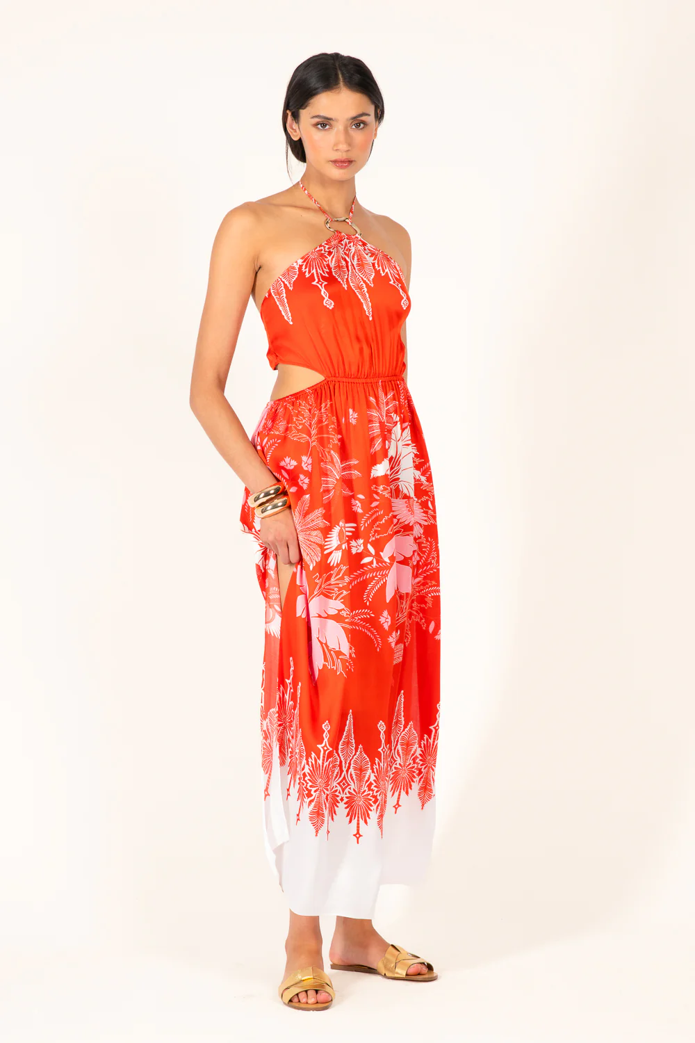 Long Dress Isore - Coral Canopy - Image 3