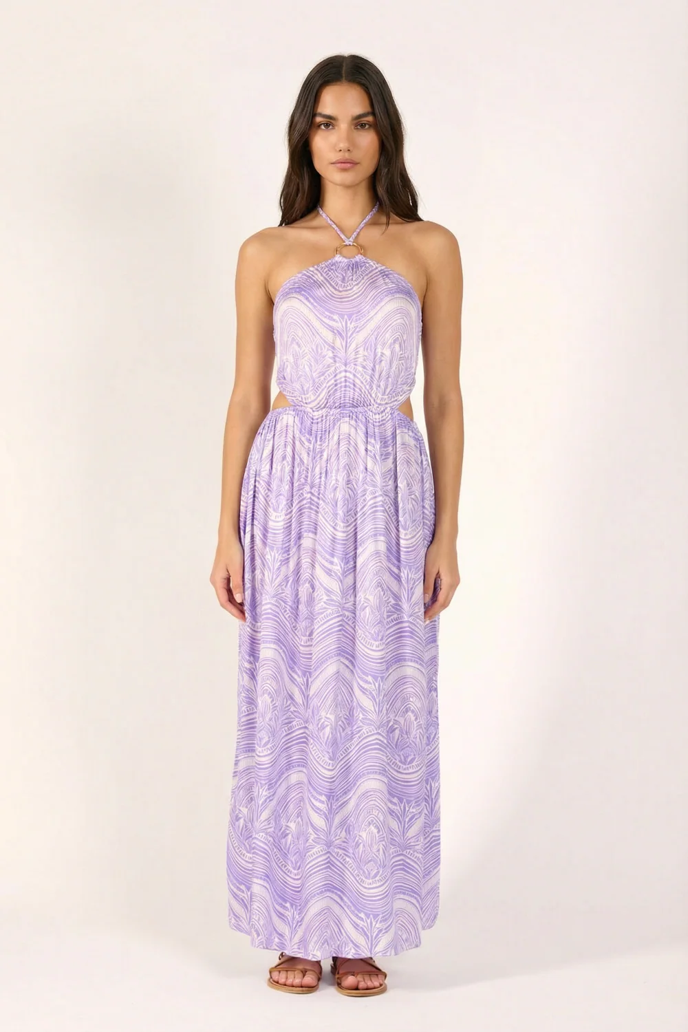 Long Dress Isore - Lilac Moryana