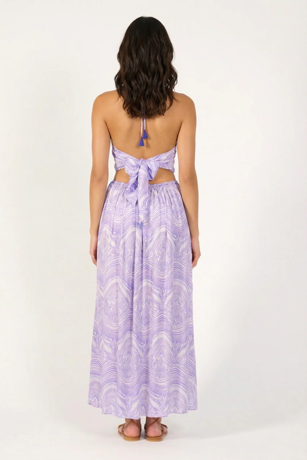 Long Dress Isore - Lilac Moryana - Image 4