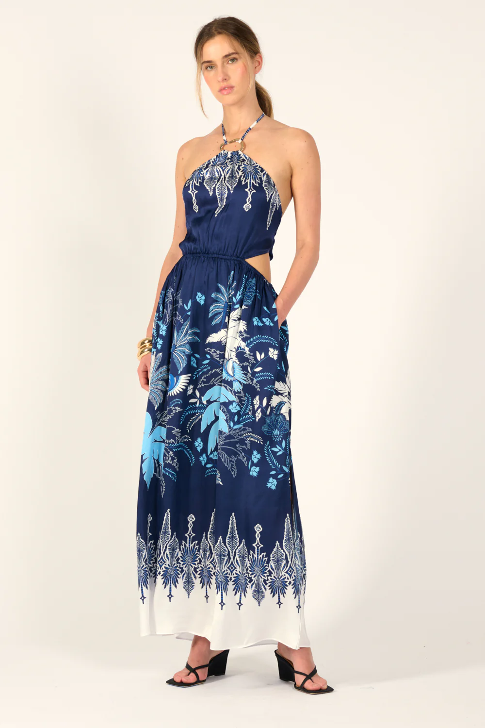 Long Dress Isore - Navy Canopy - Image 2
