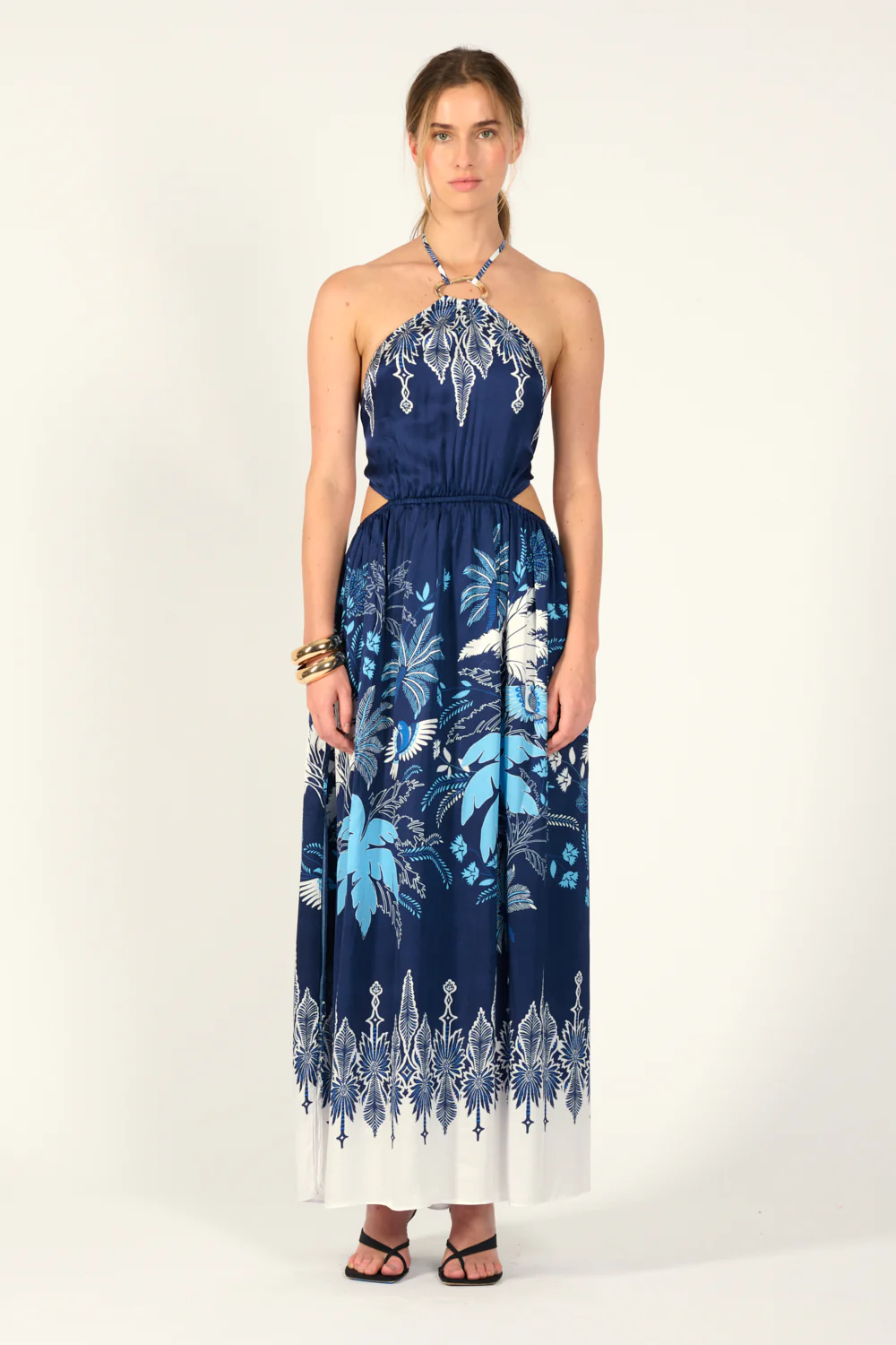 Long Dress Isore - Navy Canopy - Image 3