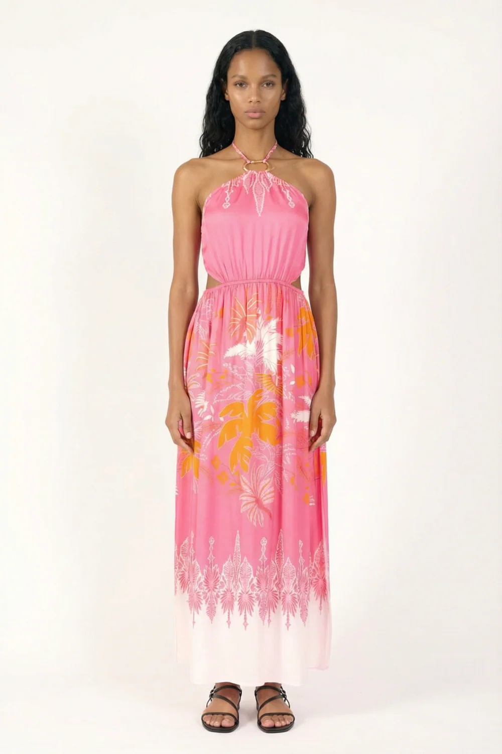 Long Dress Isore - Pink Canopy