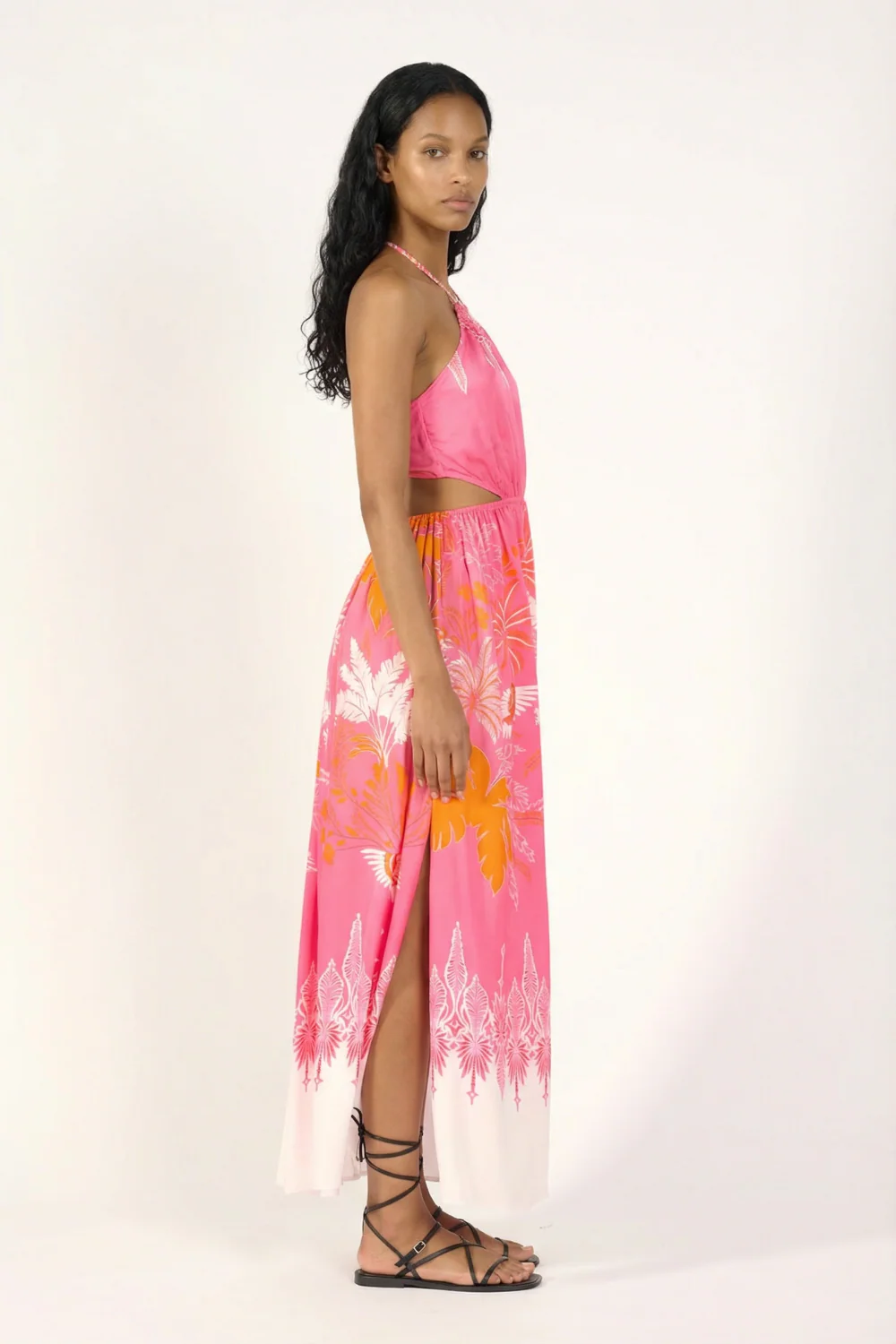 Long Dress Isore - Pink Canopy - Image 2