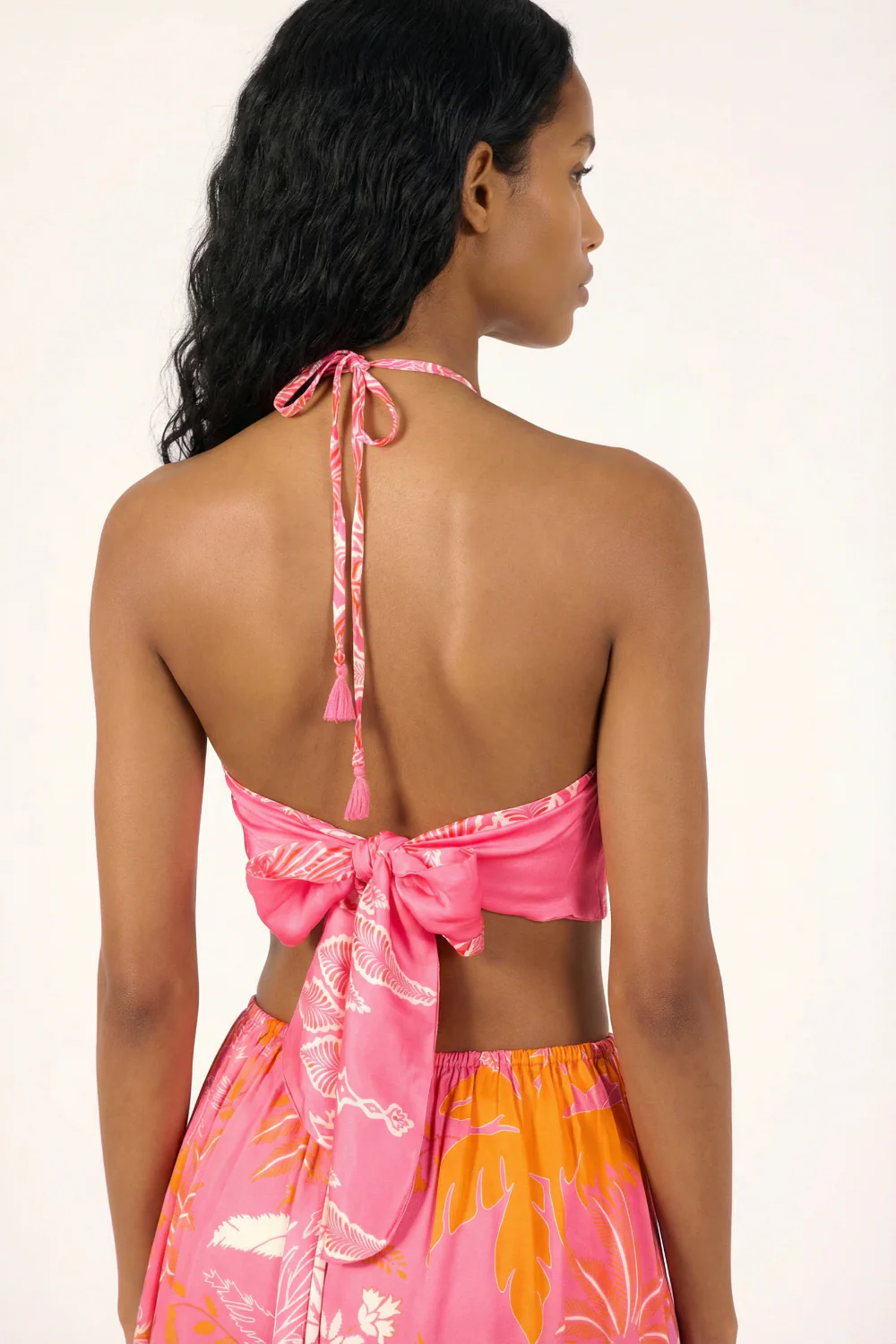 Long Dress Isore - Pink Canopy - Image 4