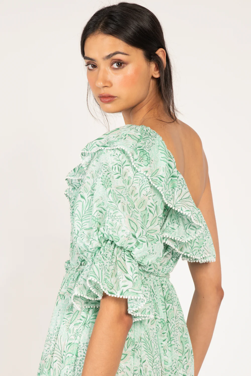 Long Dress Jay - Green Palmarosa - Image 5