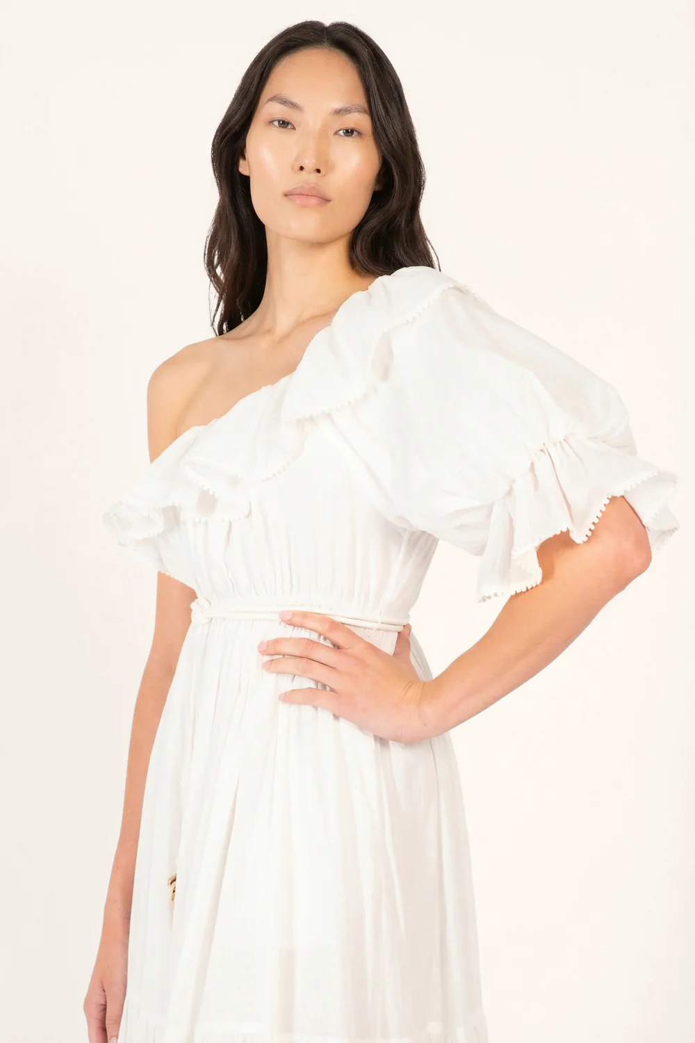 Long Dress Jay - Natural White - Image 3