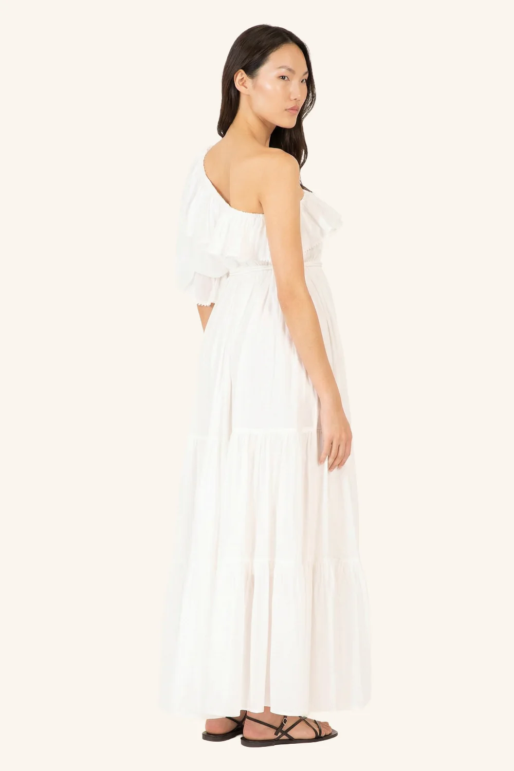 Long Dress Jay - Natural White - Image 4