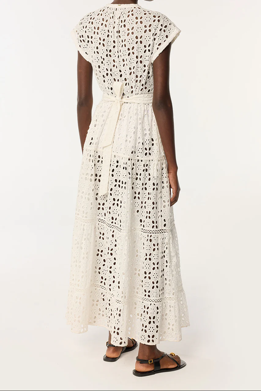Long Dress Kora - Natural White - Image 3