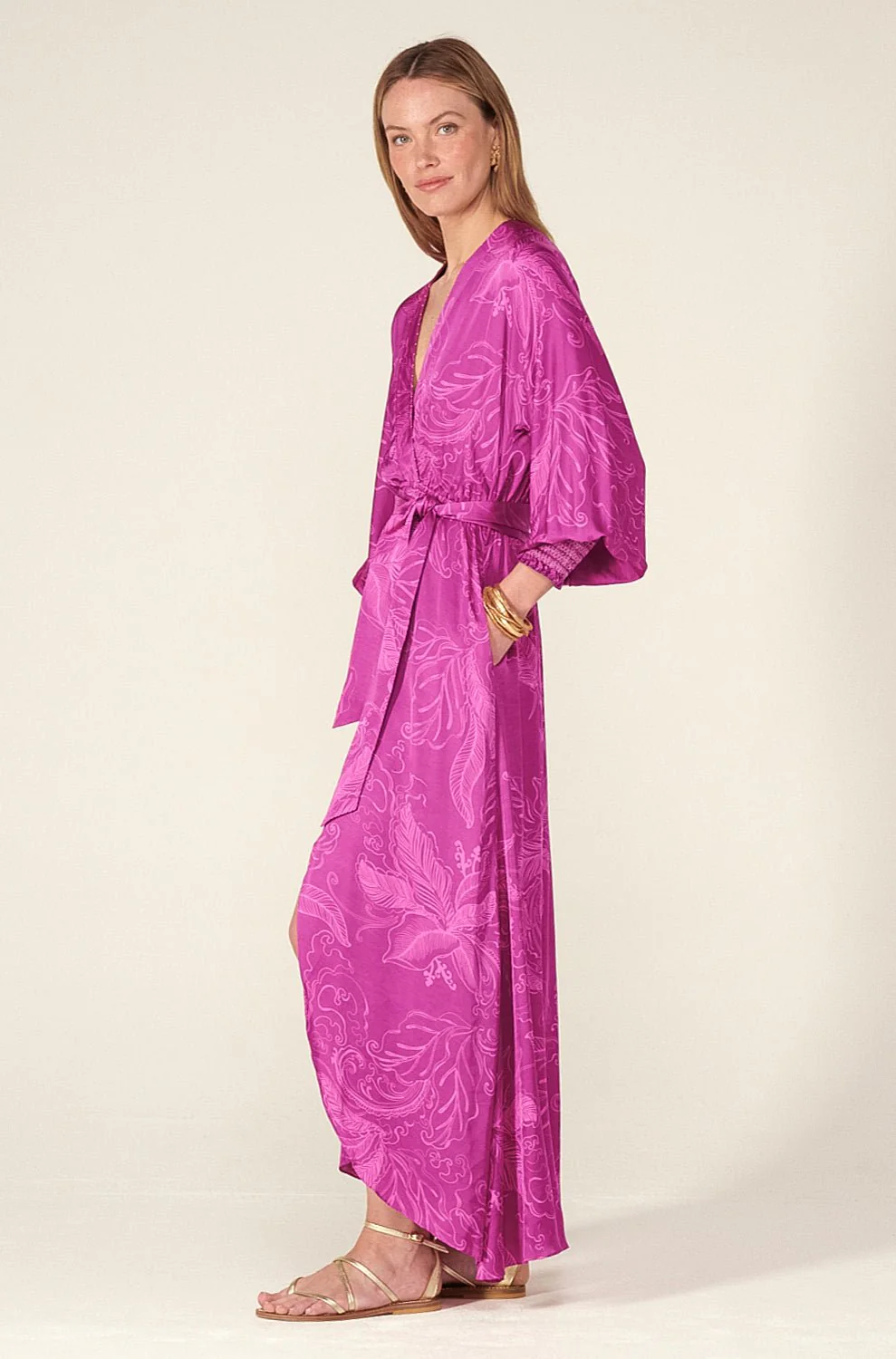 Long Dress Kristen - Purple Reef - Image 2