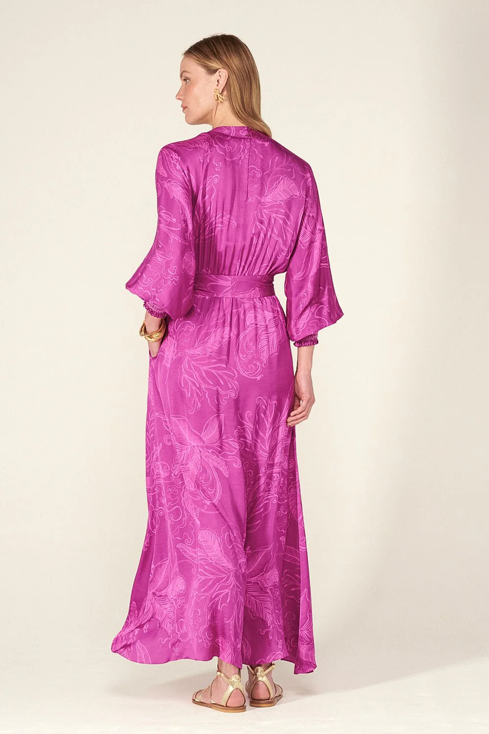 Long Dress Kristen - Purple Reef - Image 3